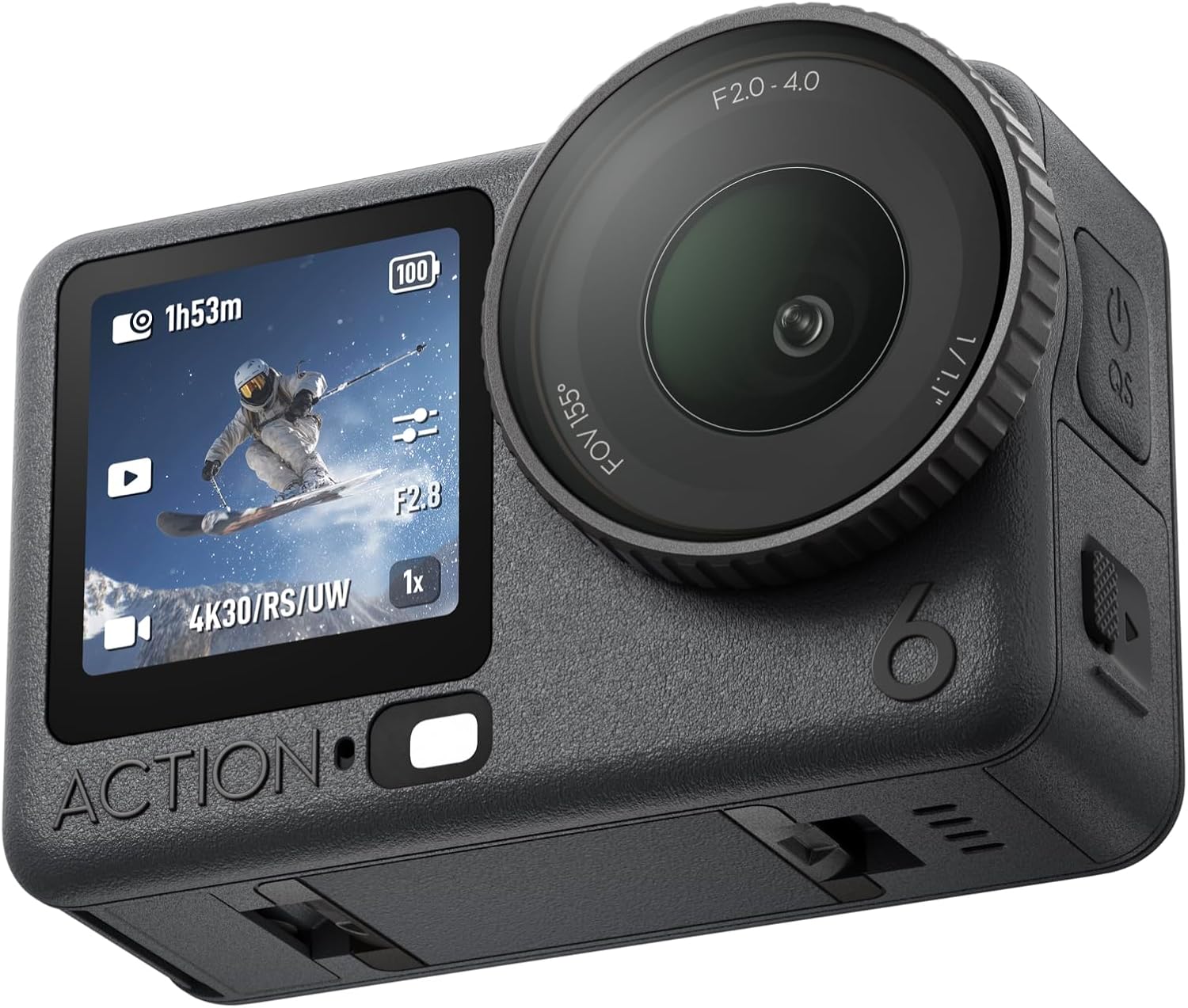 DJI Osmo Action 6 Essential Combo - 4K Action Camera with 4hr Battery & Cold-Resistant Design