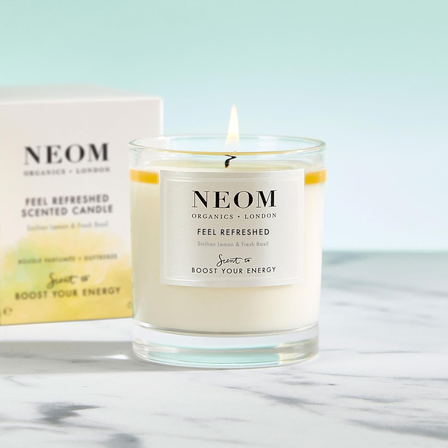 Neom Happiness Mini Candle - Neroli Mimosa Lemon