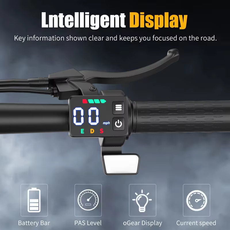 Folding electric scooter with trunk