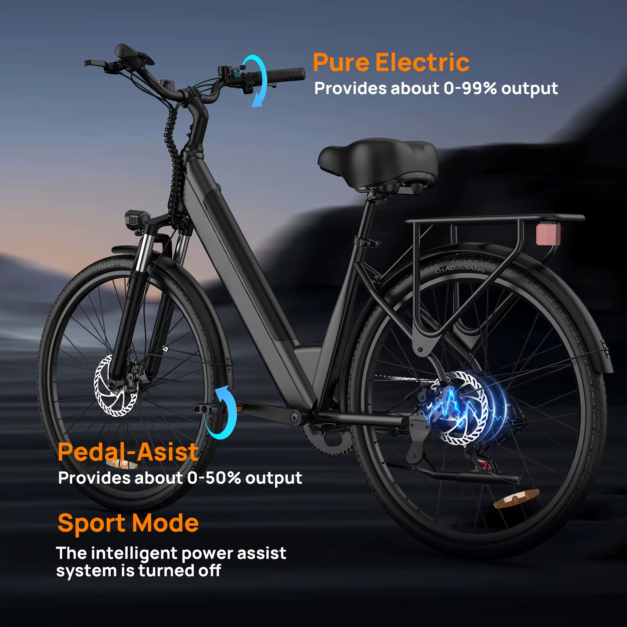 Peak 750W E26 Electric Bike