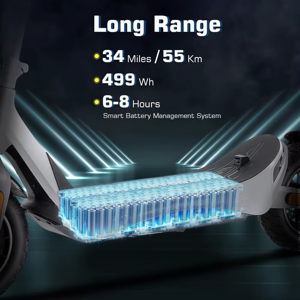 Electric Scooter, Peak 850W Powerful Motor