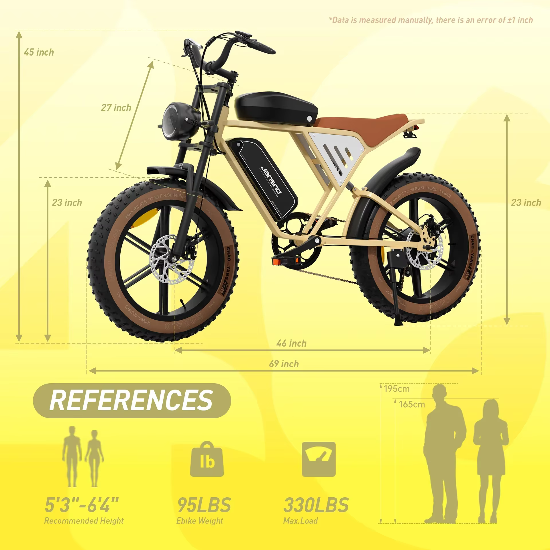 Jansno X70G Adult electric bike 750W
