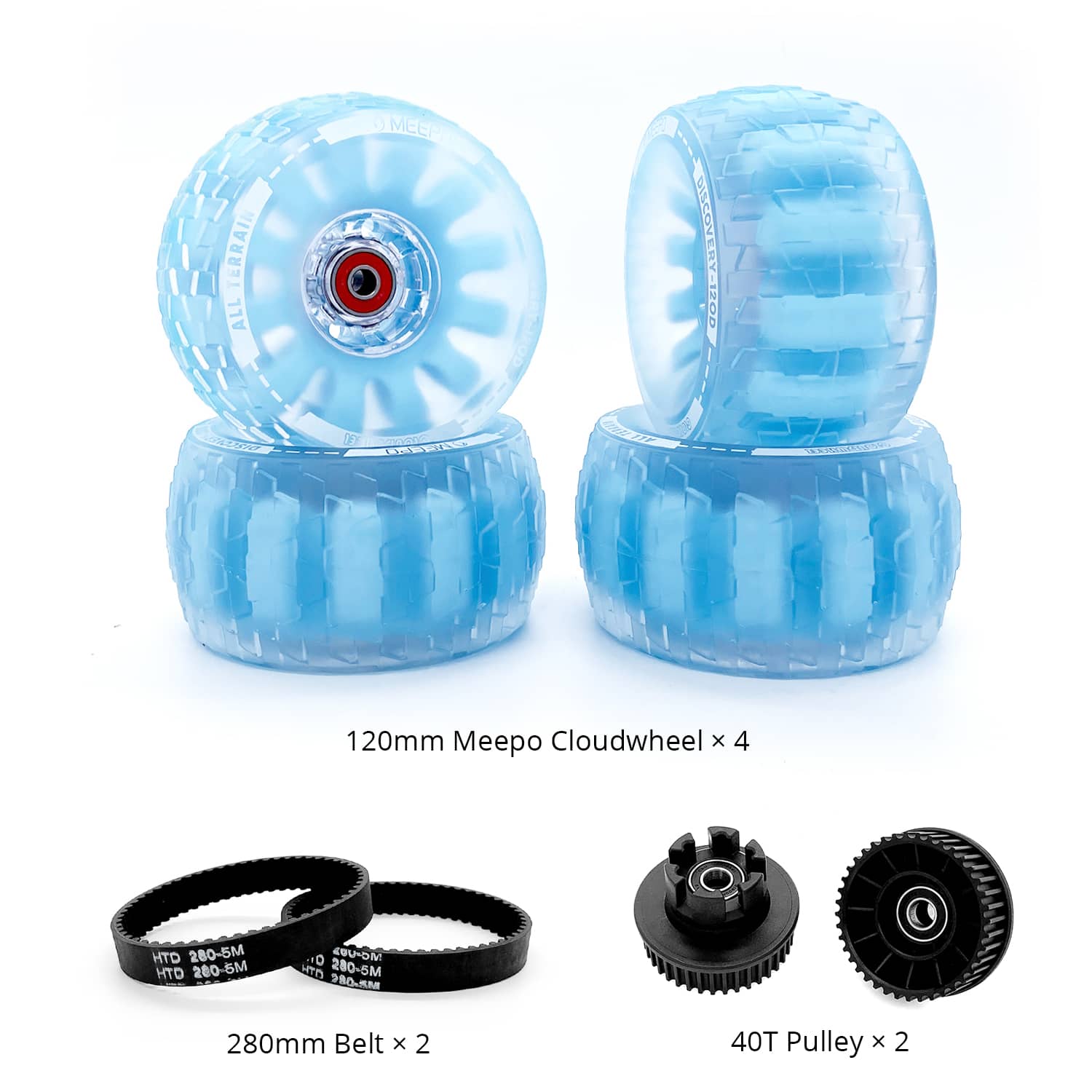 120mm Cloudwheel Set for Hurricane / Voyager/ Envy