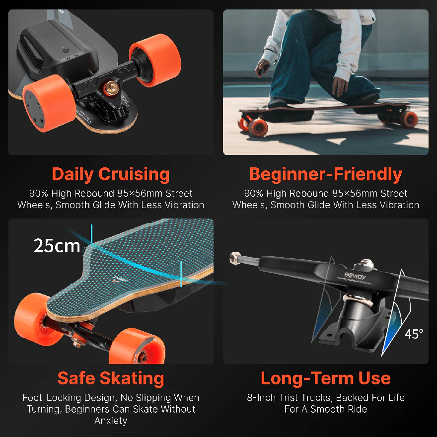 Exway Flex V2 Electric Skateboard