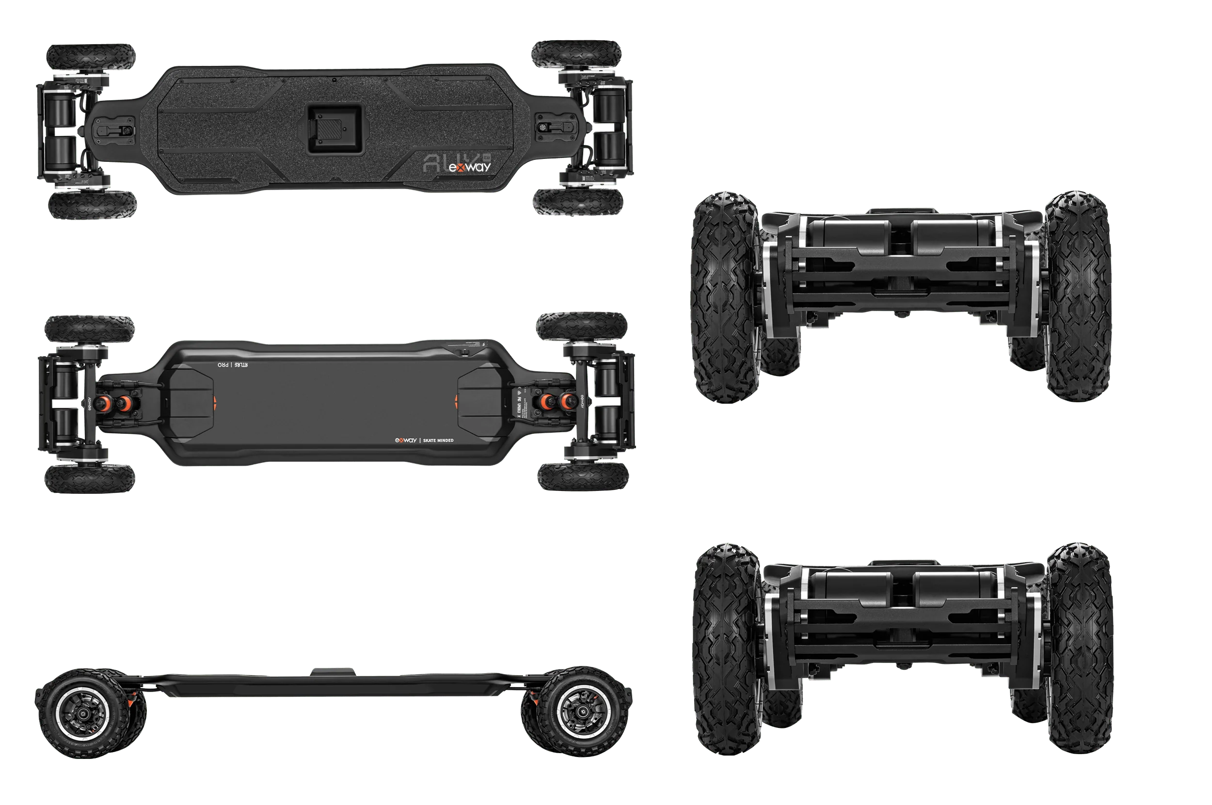 Exway Atlas Pro Gear V2 Electric Skateboard