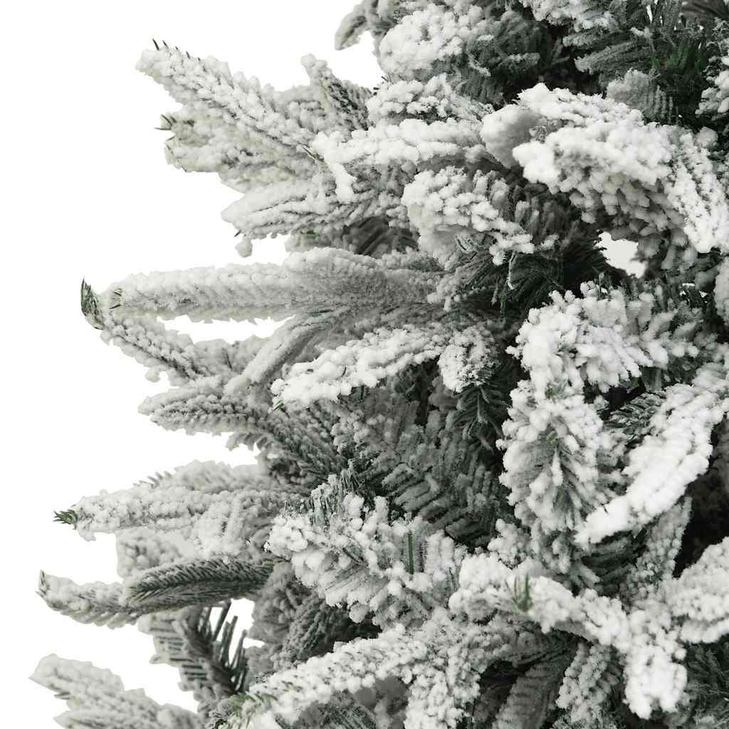 Snow-Flocked Artificial Christmas Tree Green