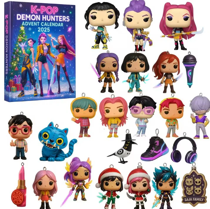 Calendrier de l'Avent K-pop Demons Hunters - 24 cases