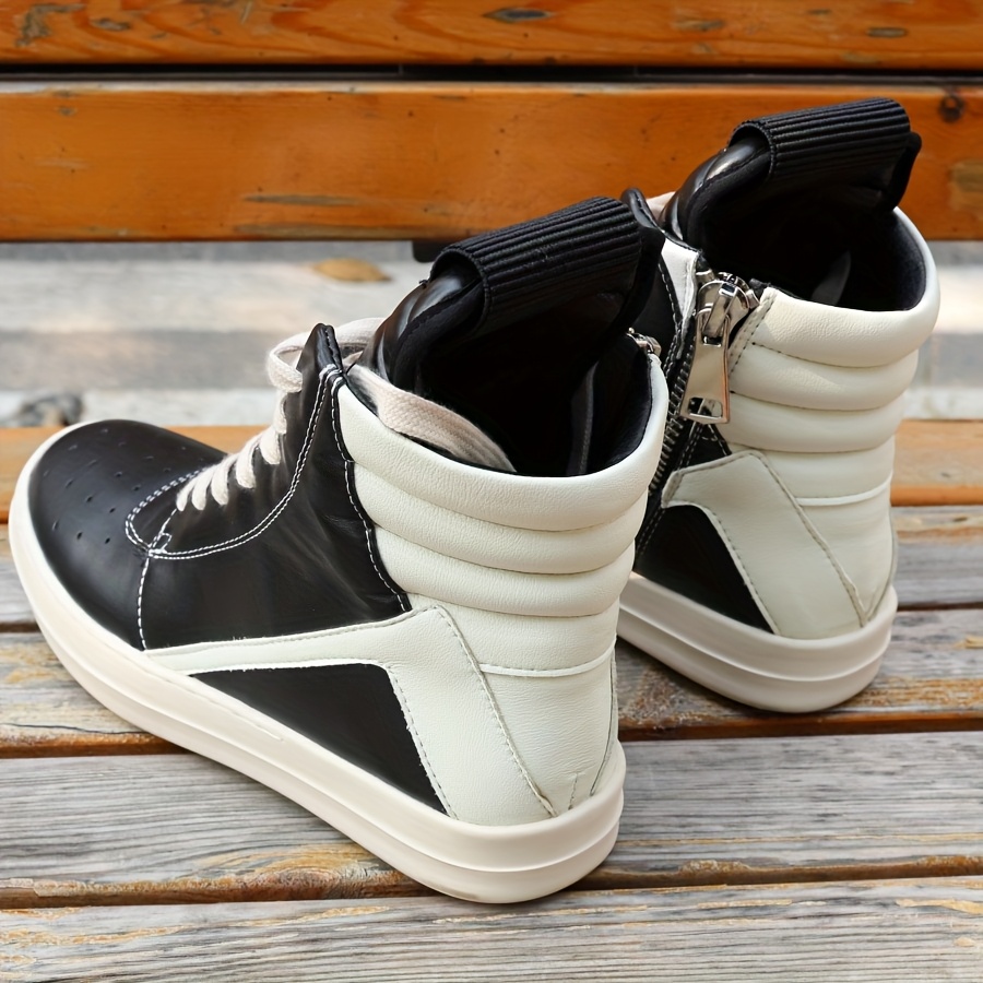 High-Top Men'S Sneakers, Lace-Up Stitched Sports Shoes, Women'S Platform Sneakers, Unisex Casual Athletic Shoes, Striped Embroidered Ankle Boots.