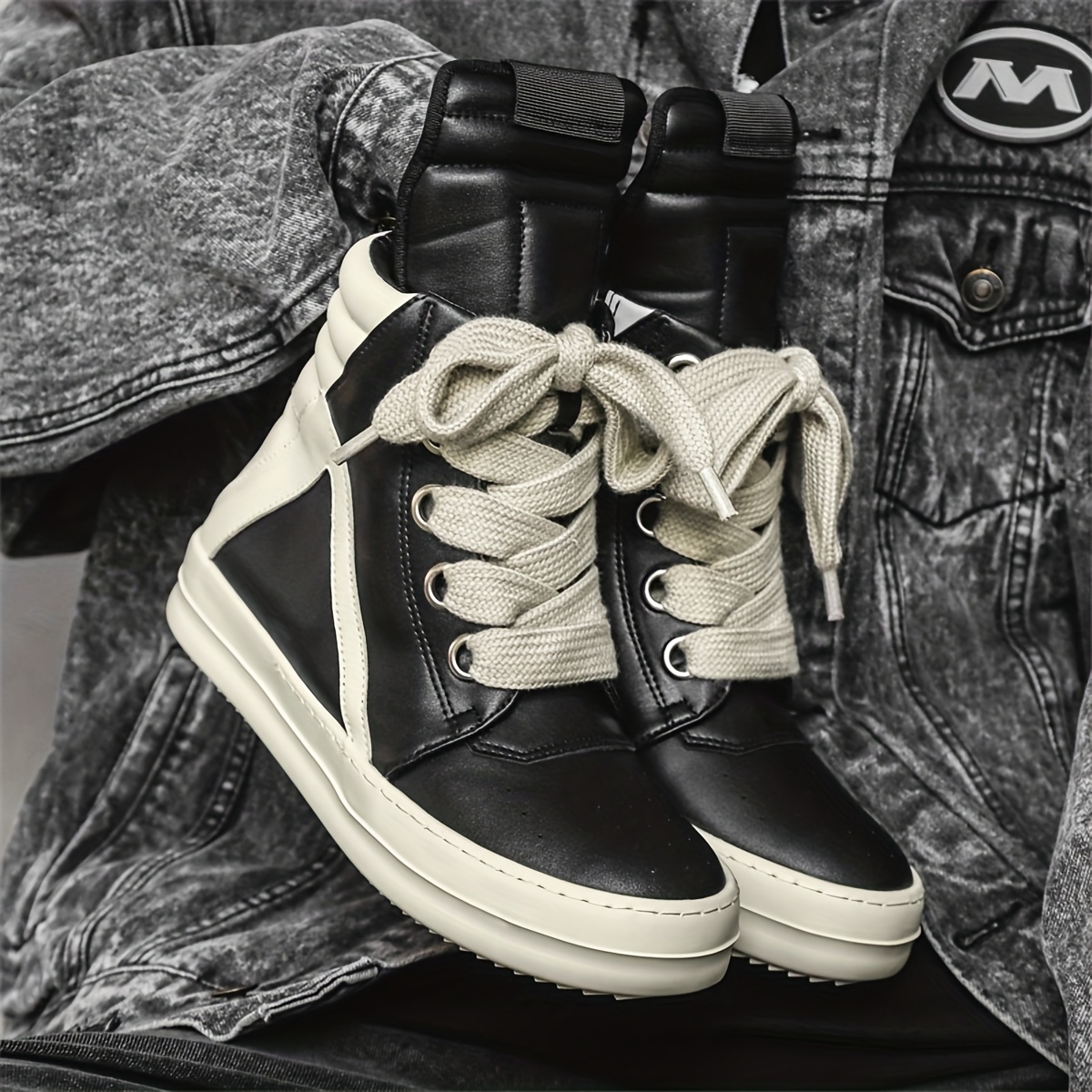 RO Men'S High-Top Casual Sneakers