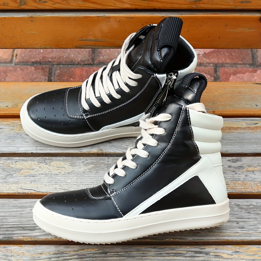 High-Top Men'S Sneakers, Lace-Up Stitched Sports Shoes, Women'S Platform Sneakers, Unisex Casual Athletic Shoes, Striped Embroidered Ankle Boots.