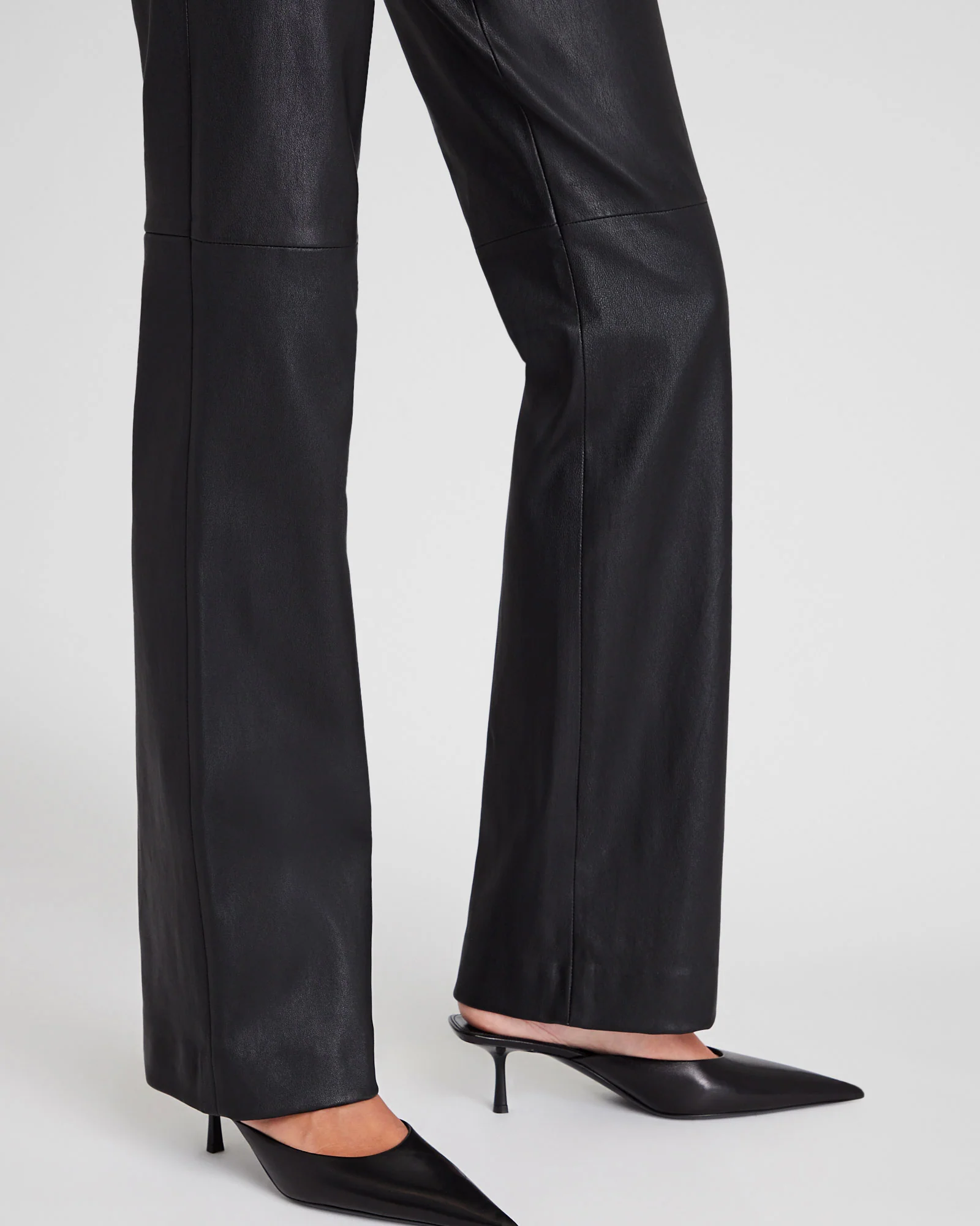 Full-Length Leather Pant
