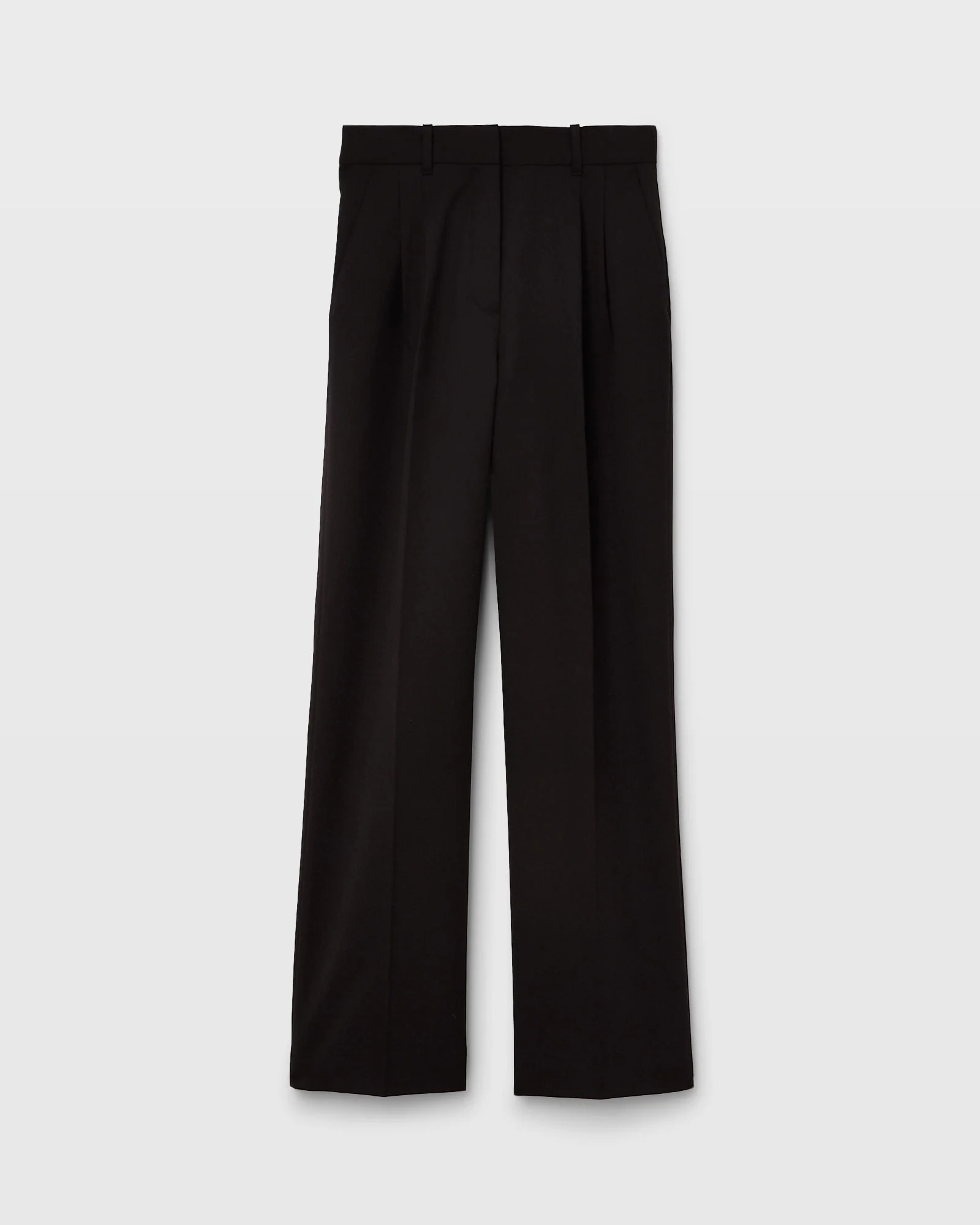 Lightweight Wool Pleated Trouser