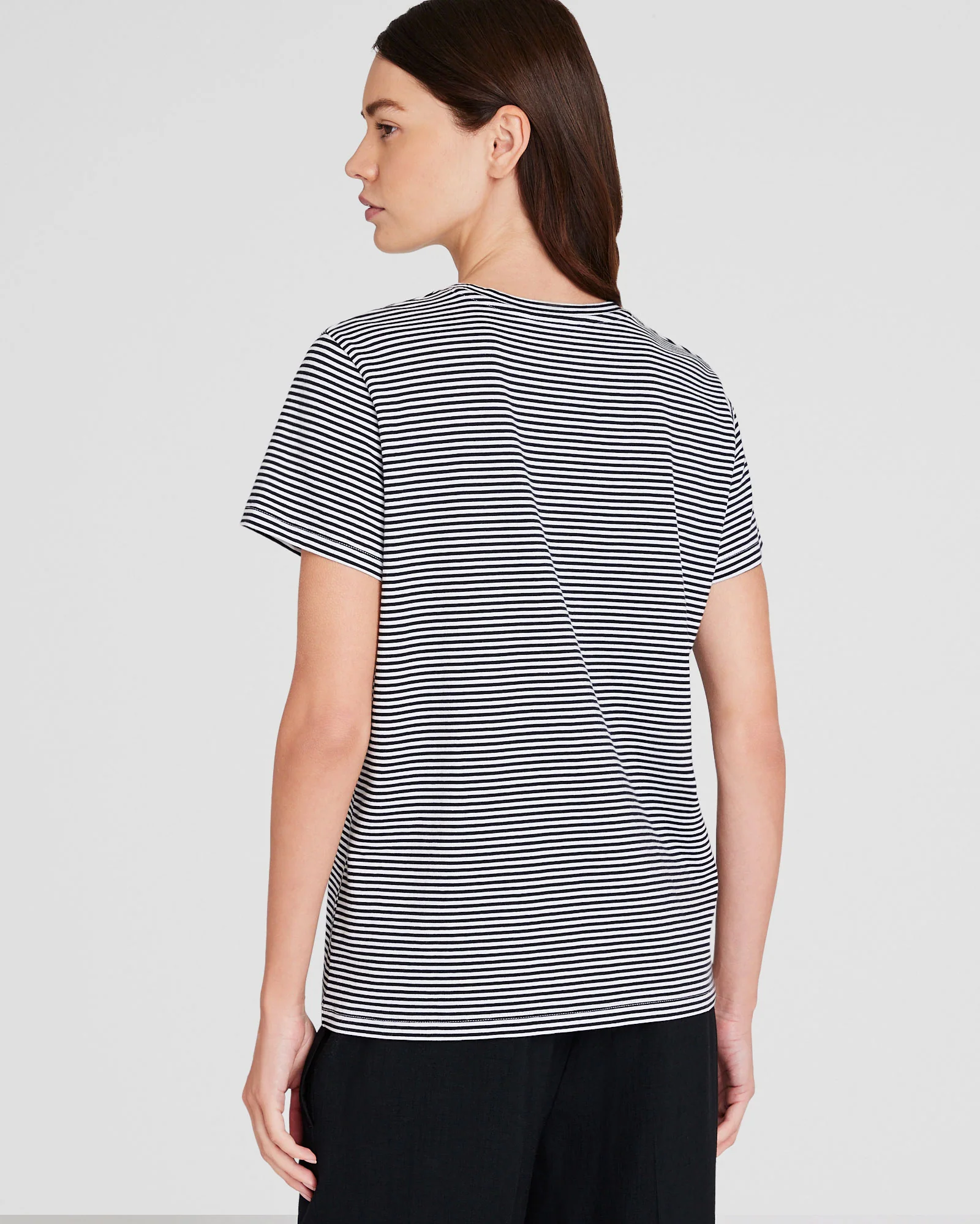 The Striped Crew Neck Tee