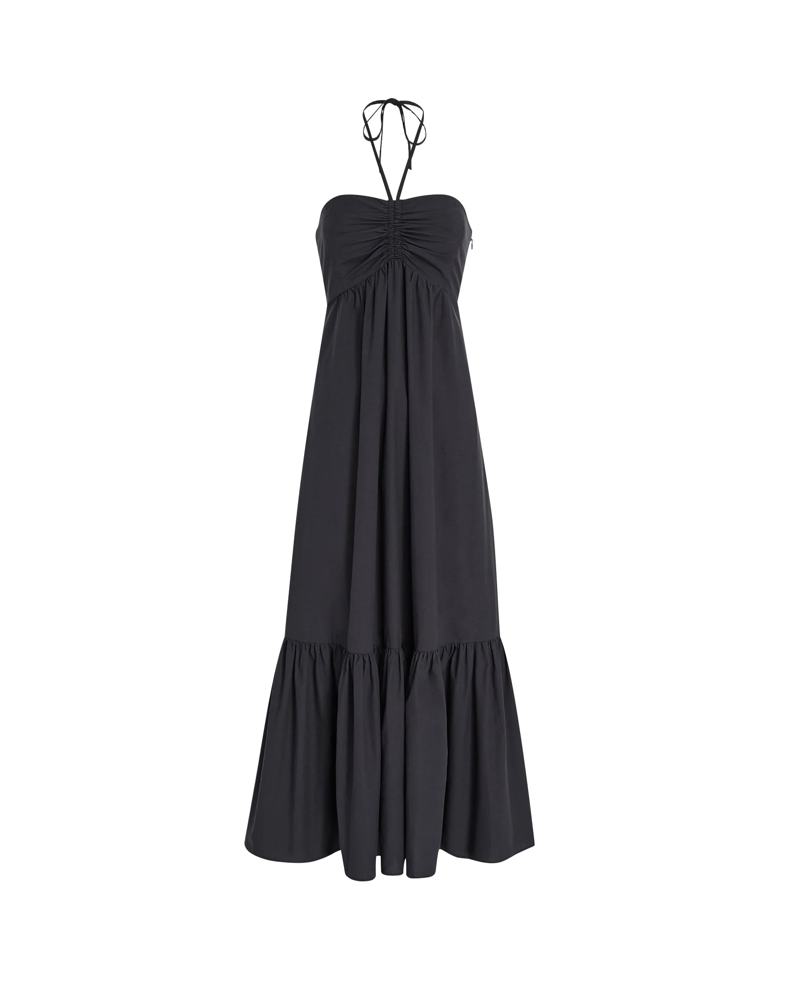 Cotton Halter Maxi Dress