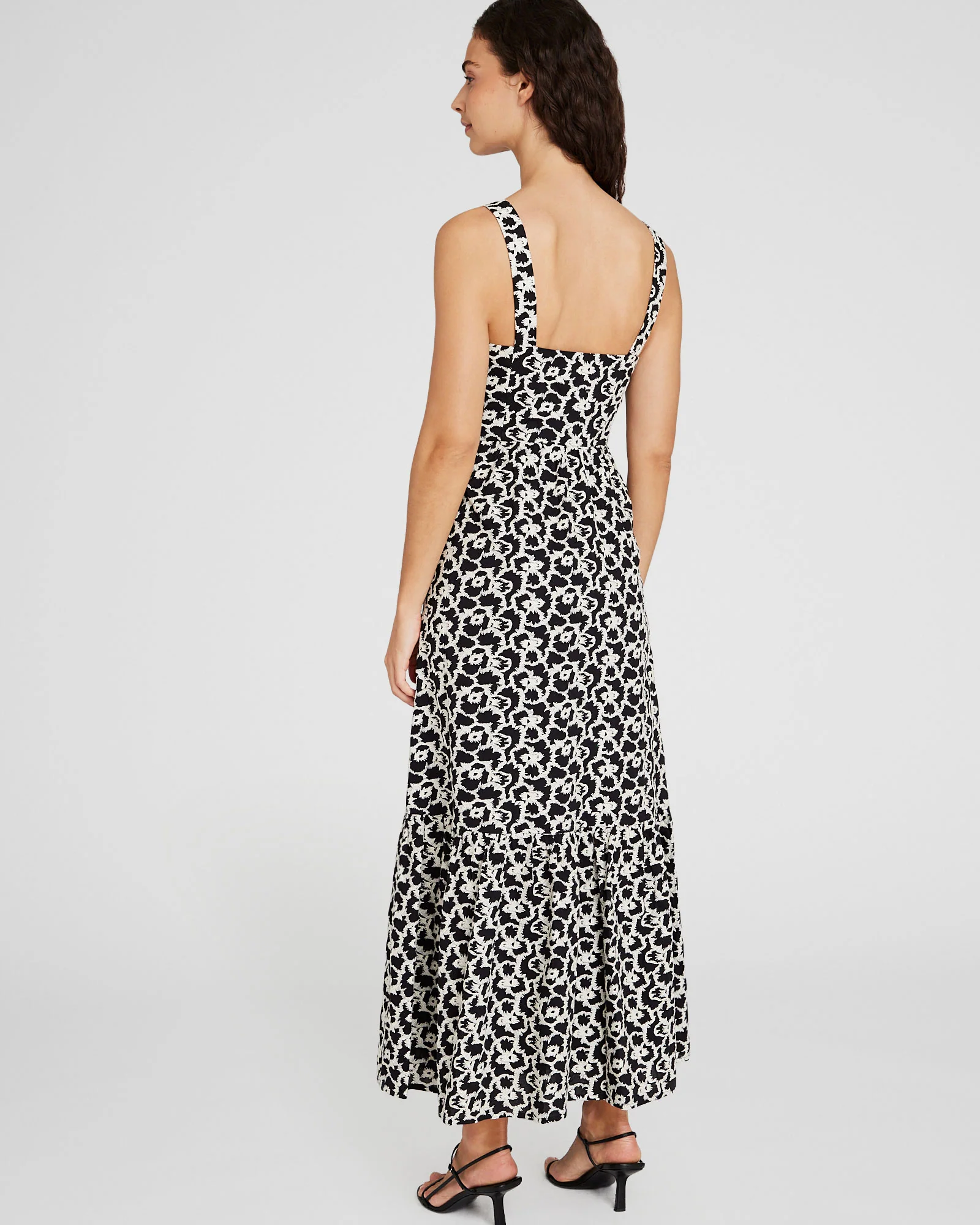 Shirred Tier Maxi Dress