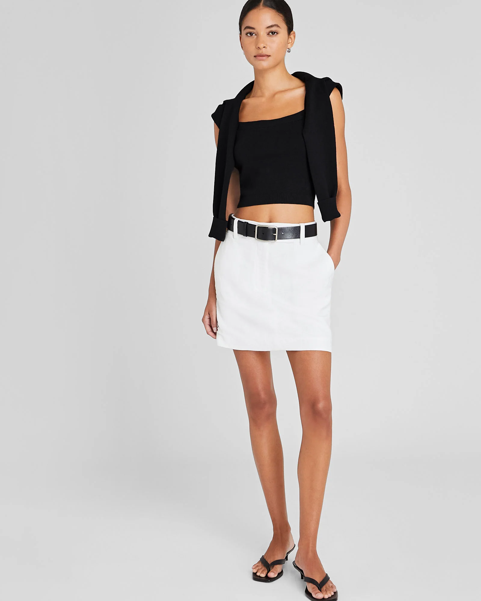 Cropped Sweater Tank