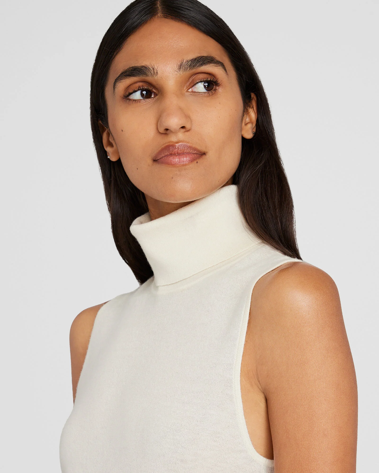 Cashmere Turtleneck Shell