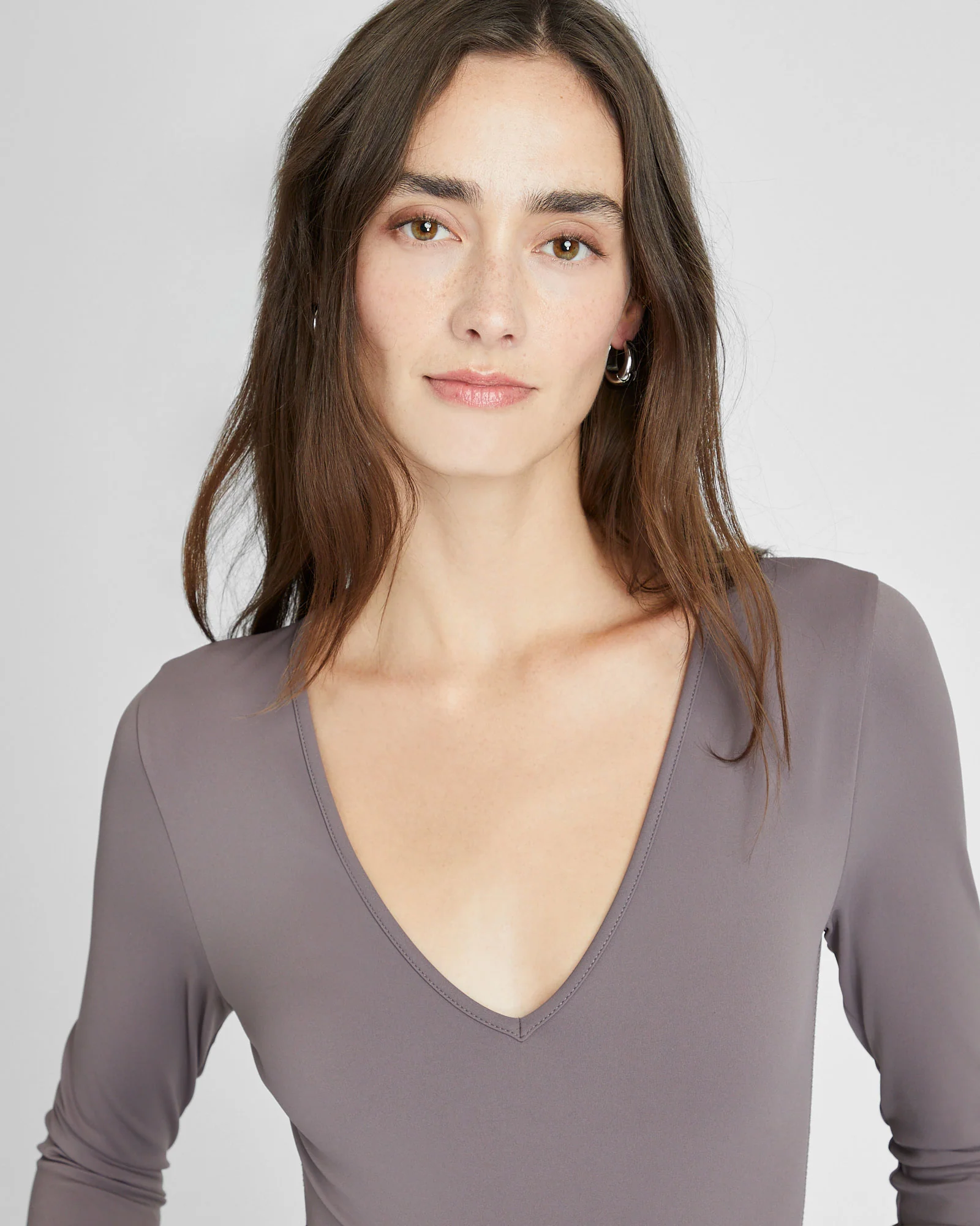 Long Sleeve V-Neck Bodysuit