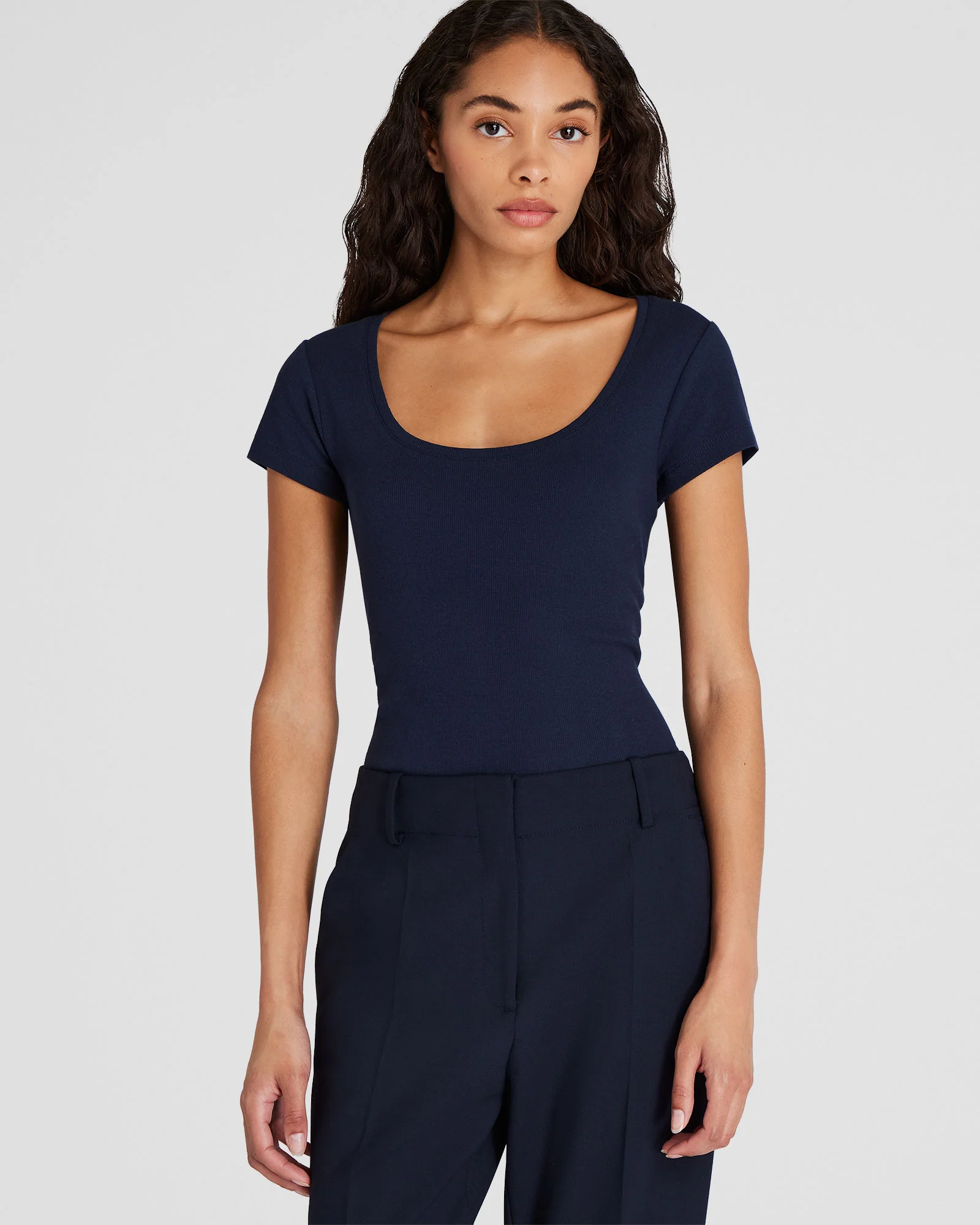 Bowee Scoop Neck Tee