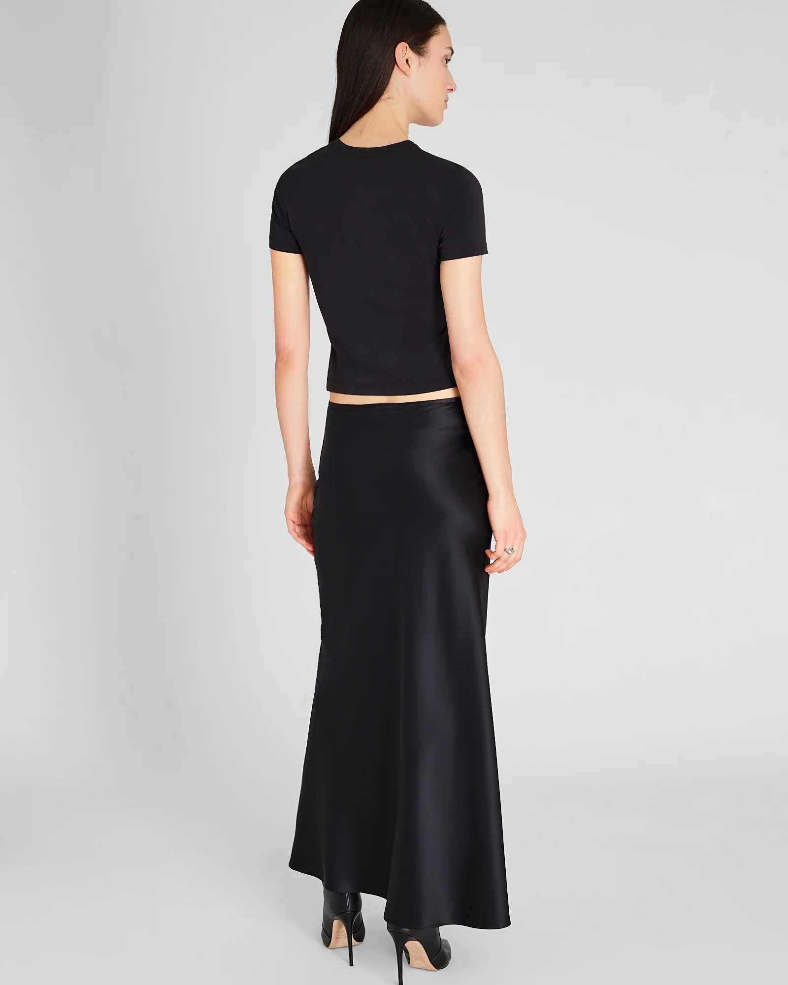 Silk Charmeuse Maxi Skirt