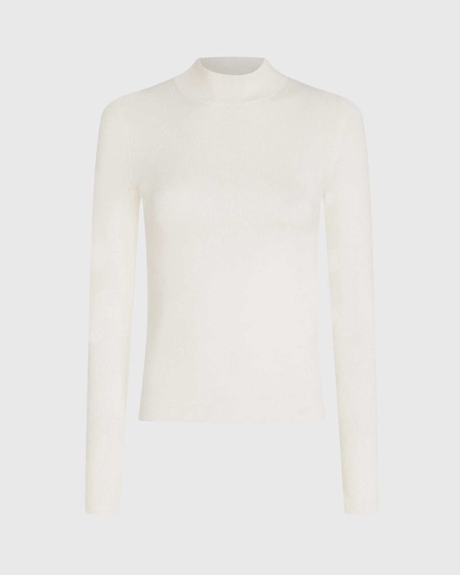 Merino Rib Mockneck Sweater