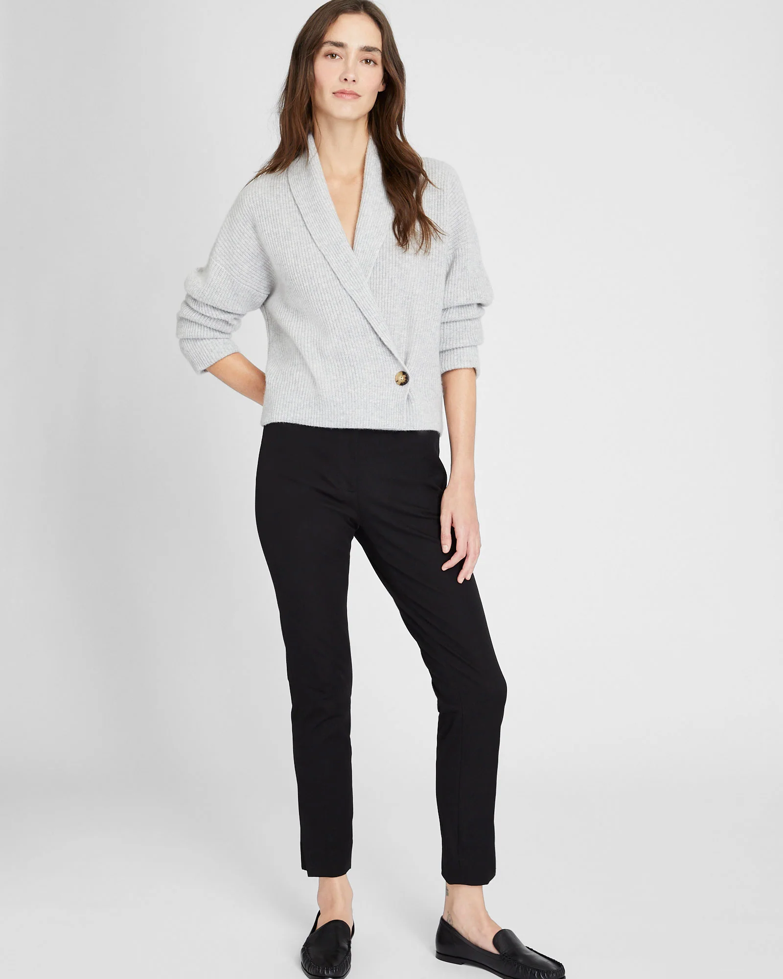 Cashmere Shawl Wrap Cardigan