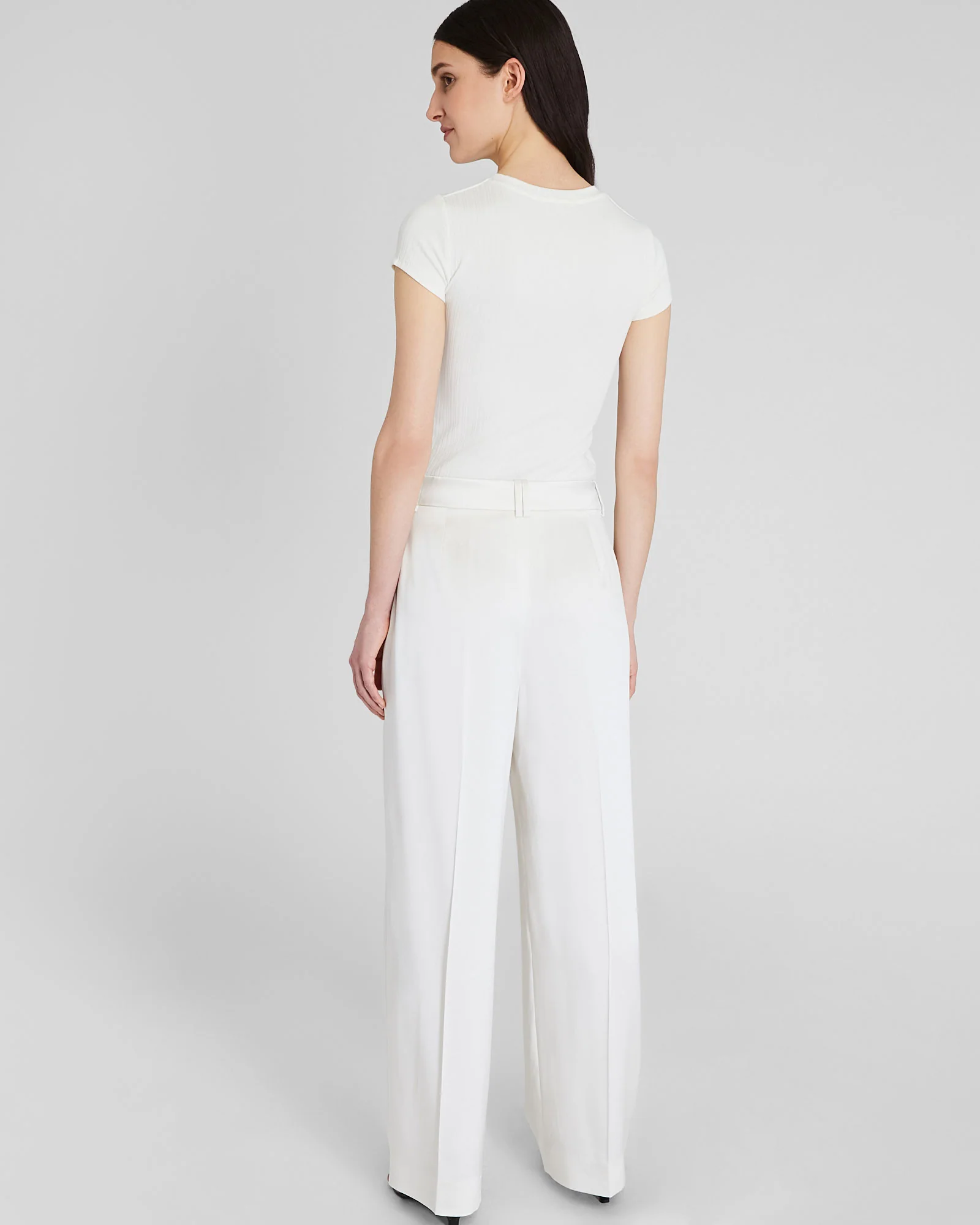 Silk Charmeuse Pleated Pant