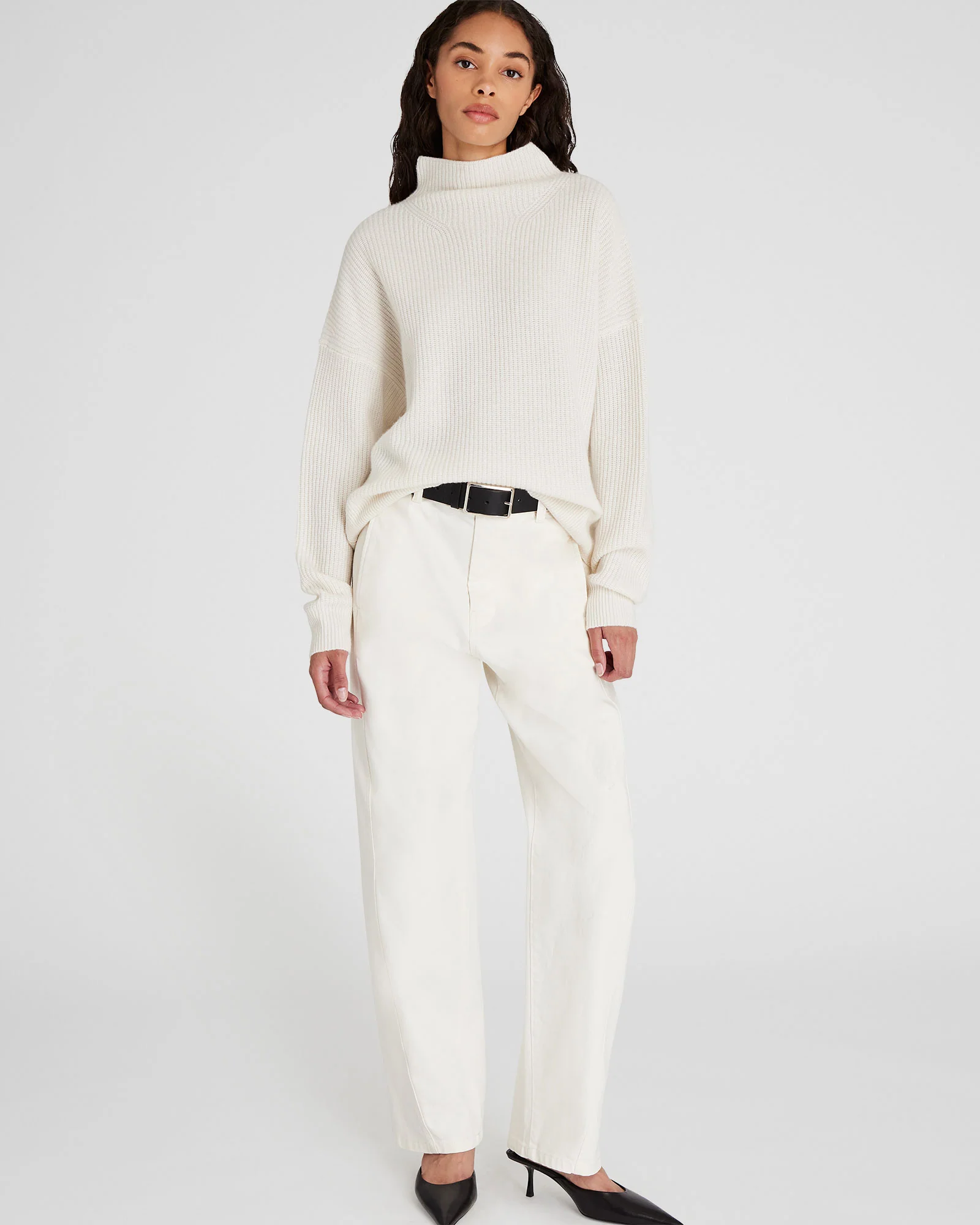 Cashmere Mockneck Sweater