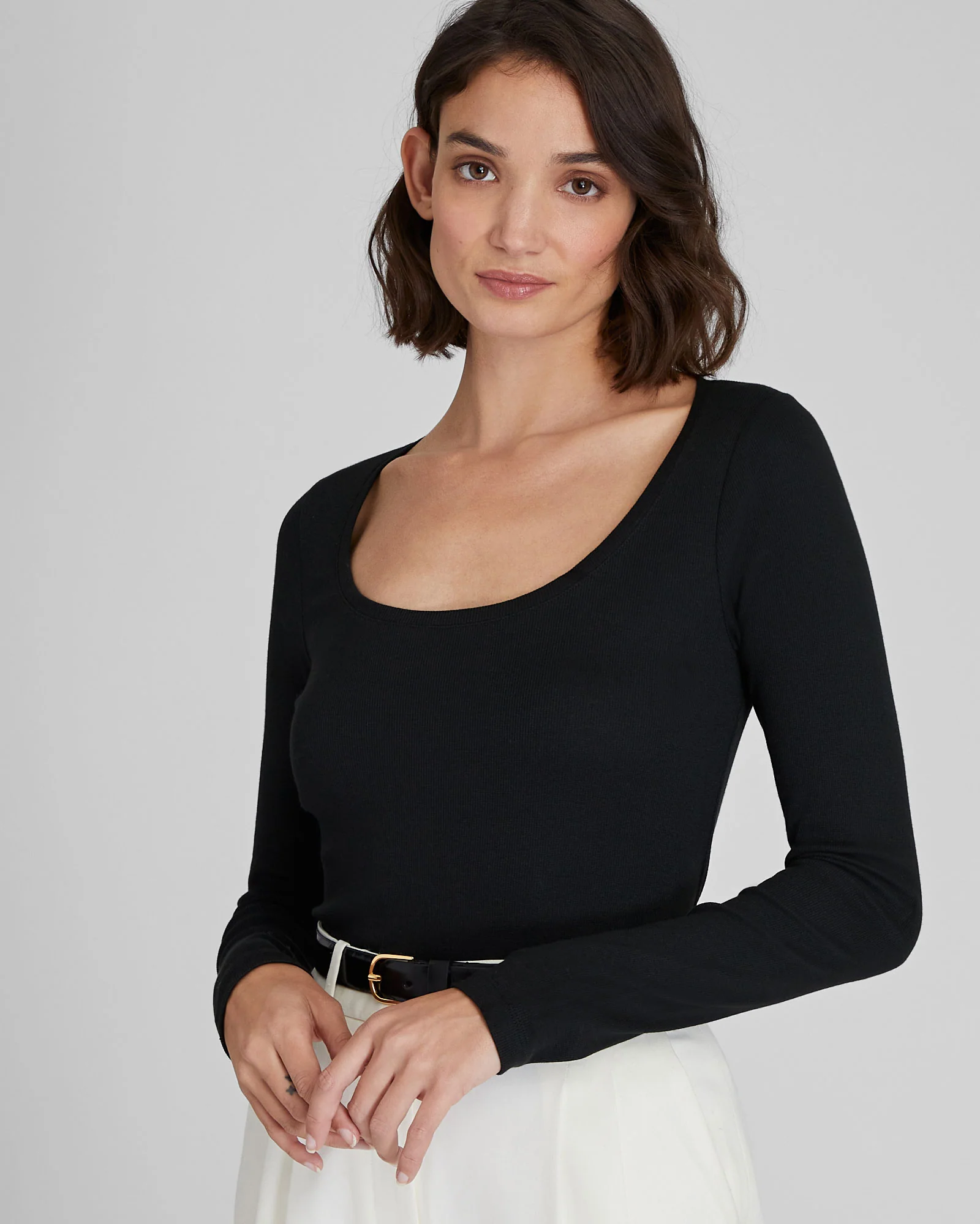 Carolena Scoop Neck Top