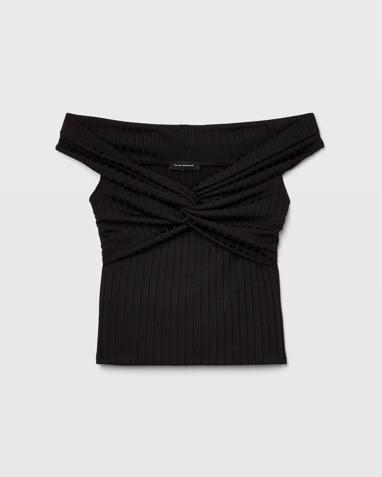 Open V-Neck Twist Top