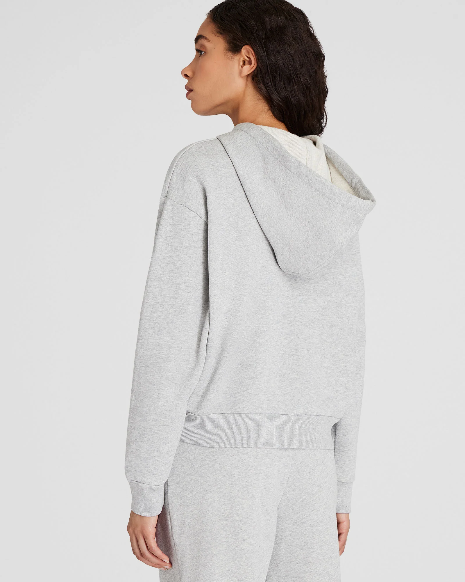 Classic Cropped Cotton Hoodie