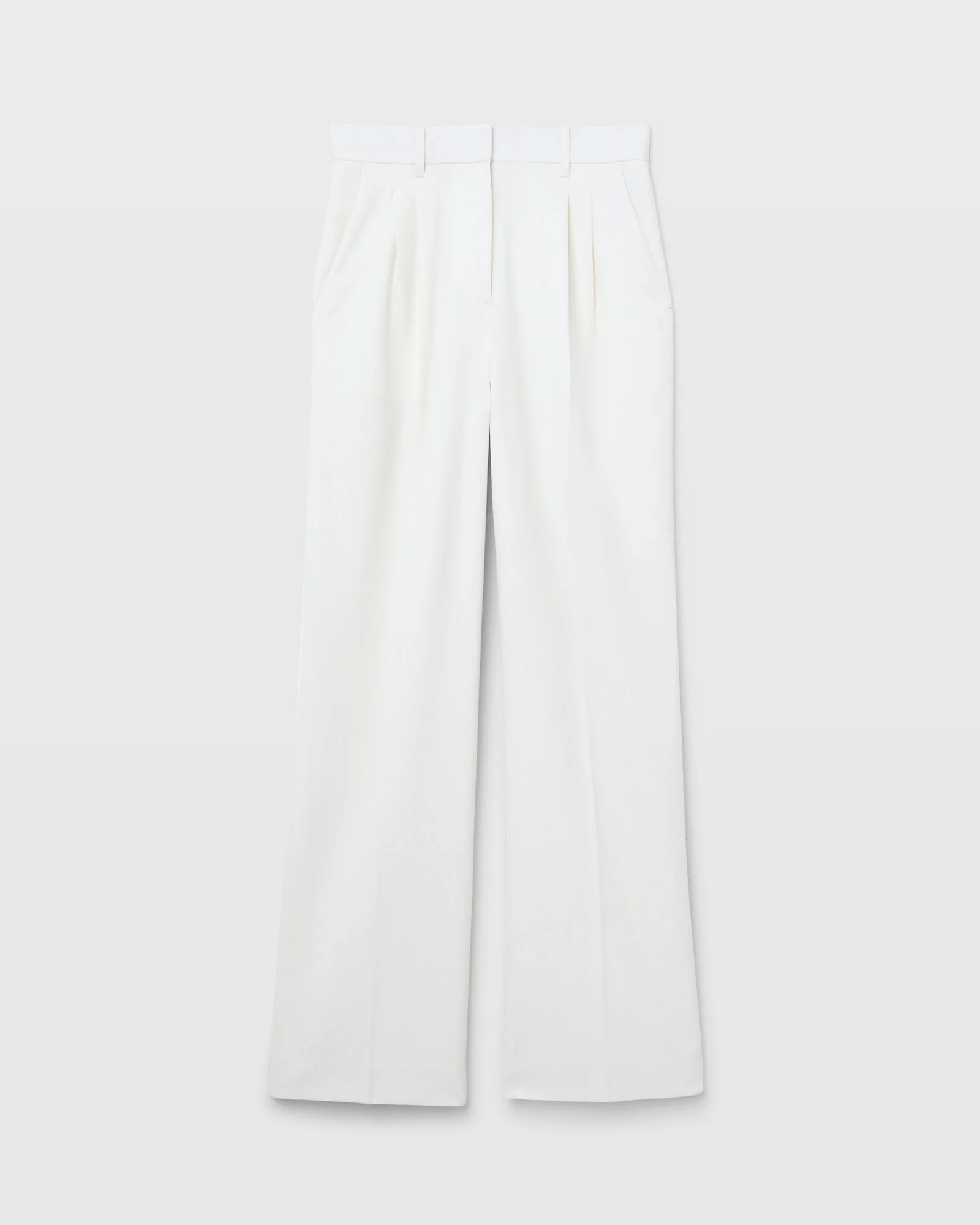 Lightweight Wool Pleated Trouser