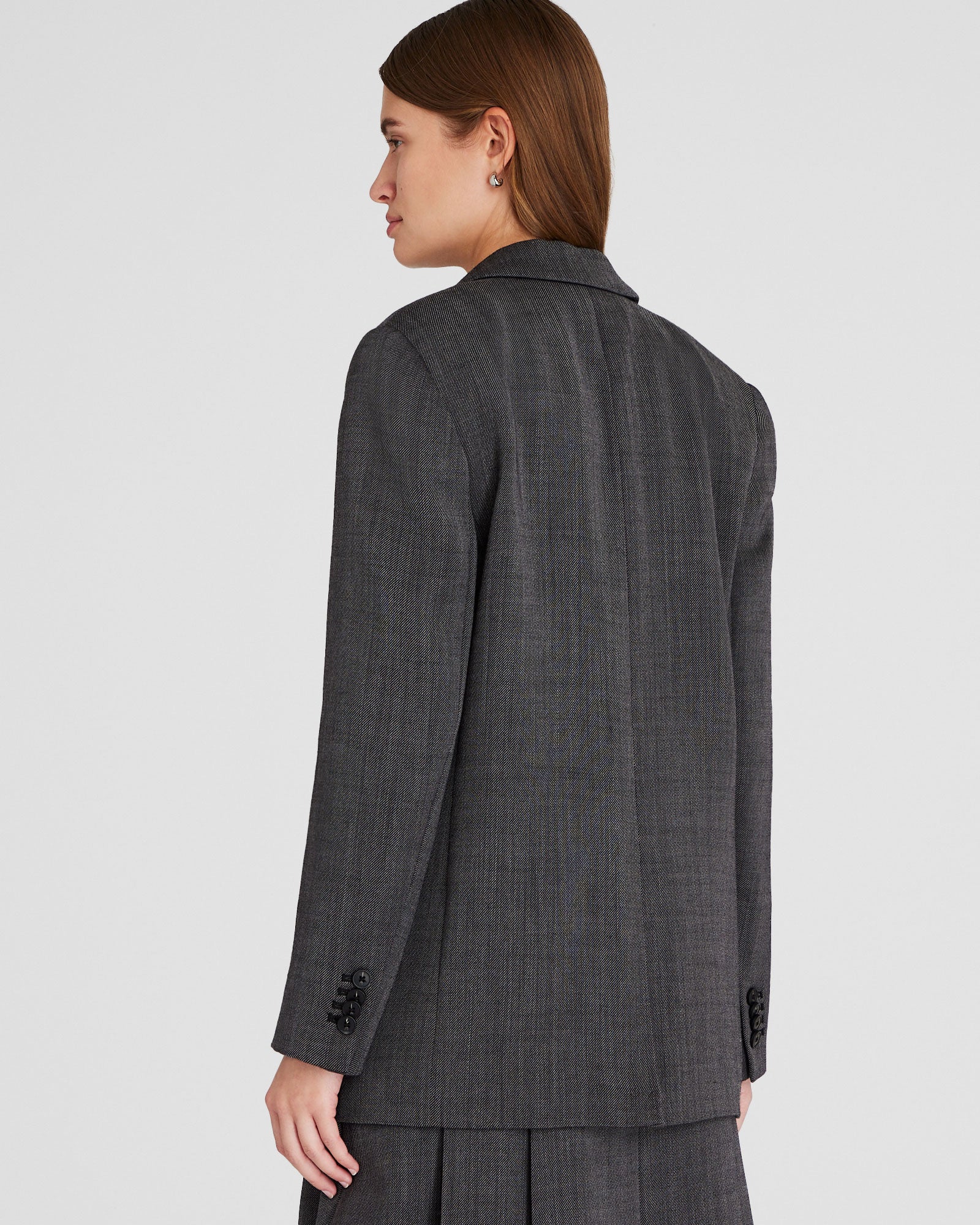 Relaxed Wool Twill Blazer