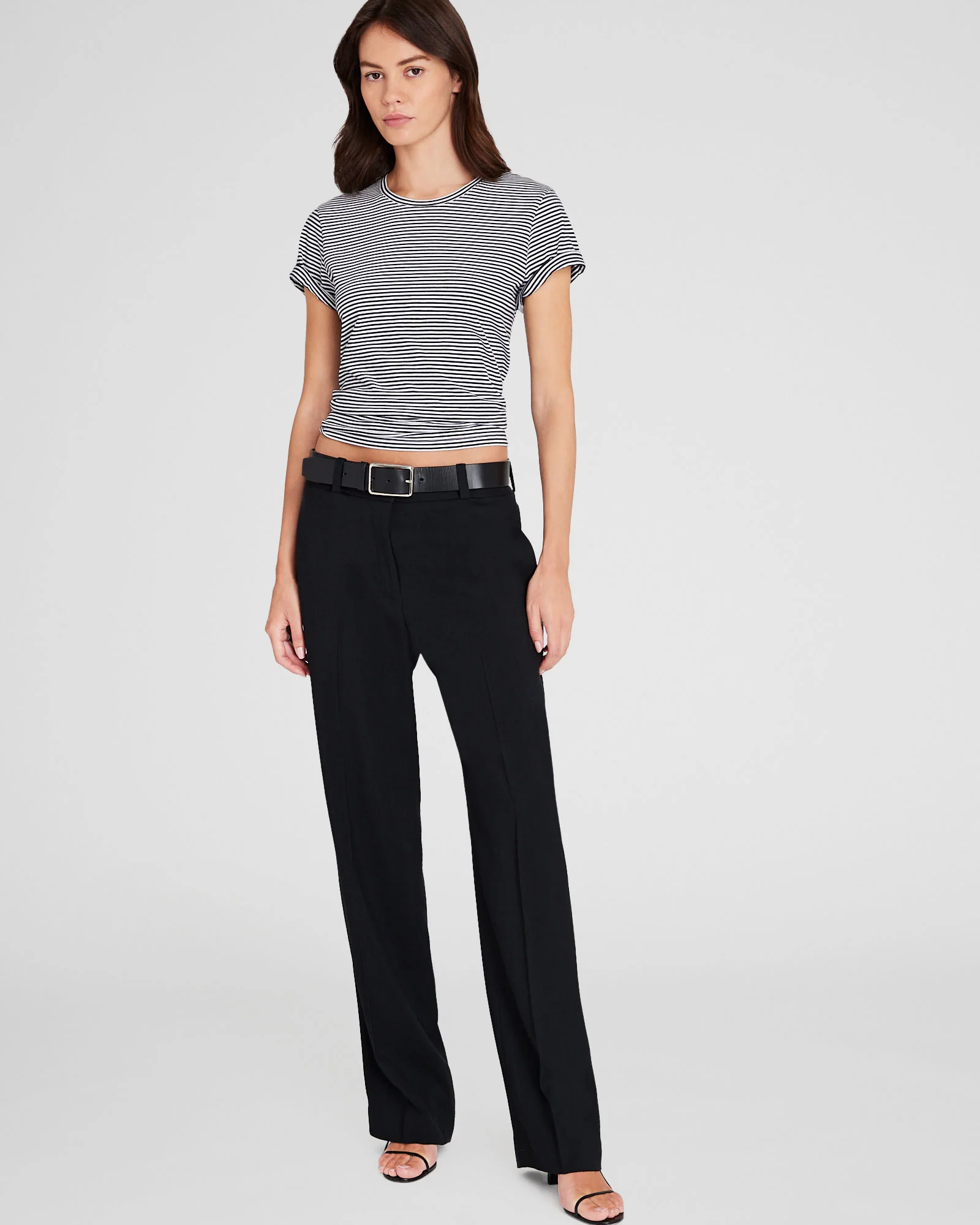 The Striped Crew Neck Tee