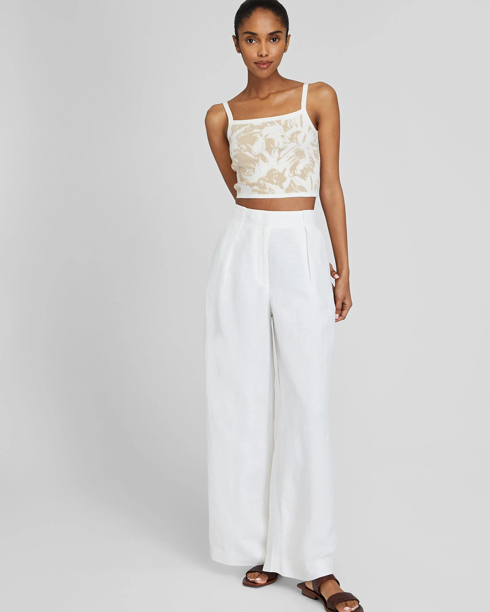 Loop Jacquard Sweater Tank