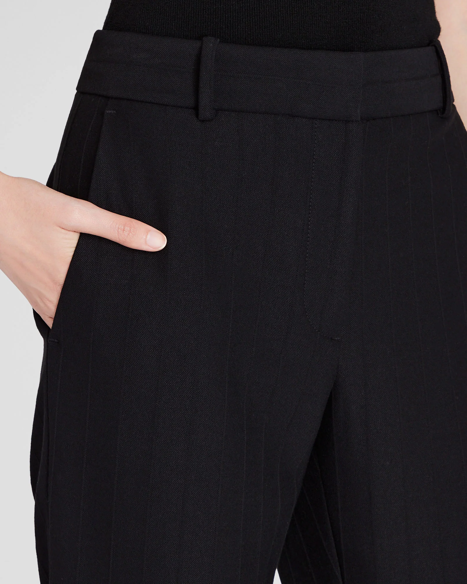 Striped Jacquard Slim Pant