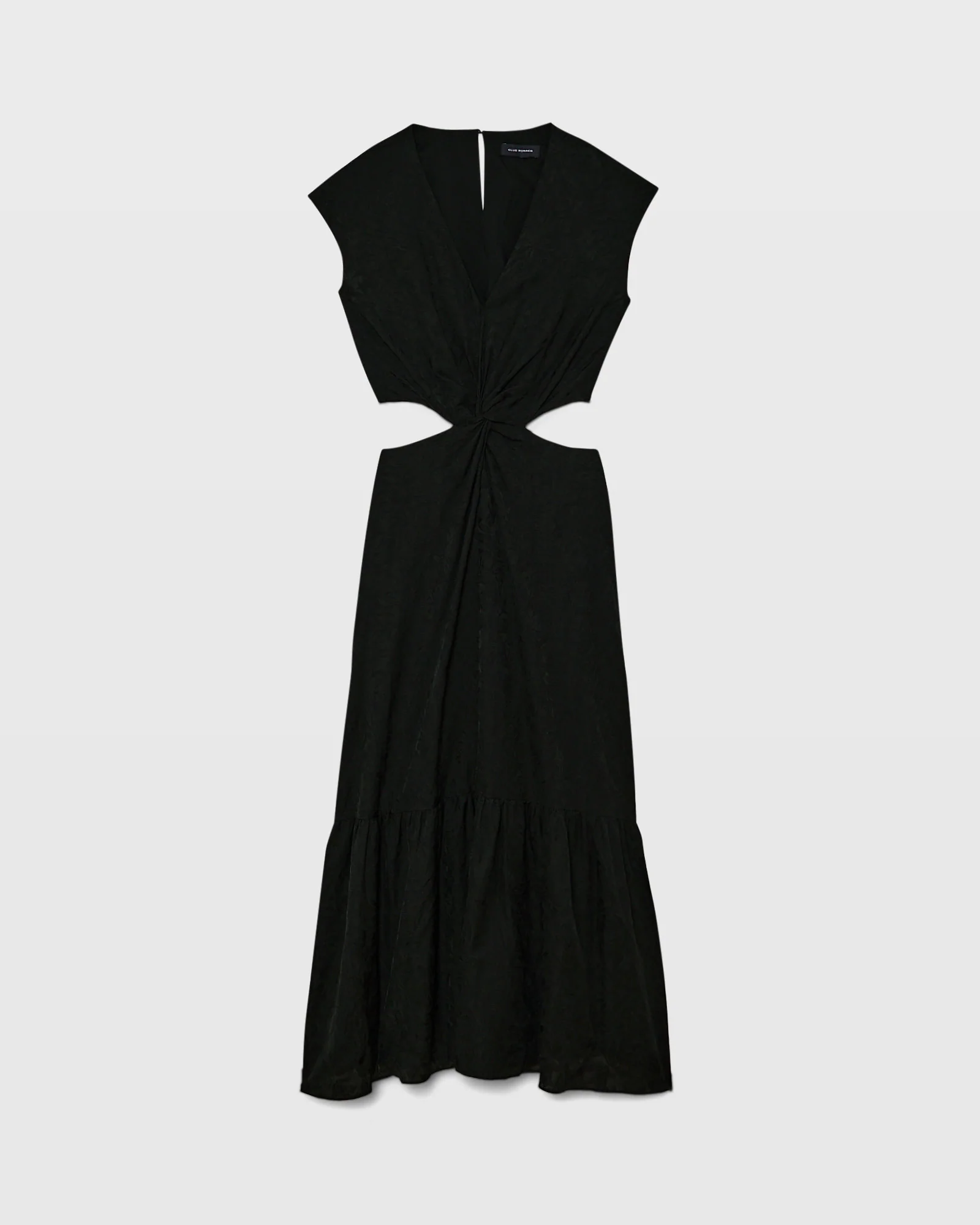 Twist Front Cut Out Maxi Dress