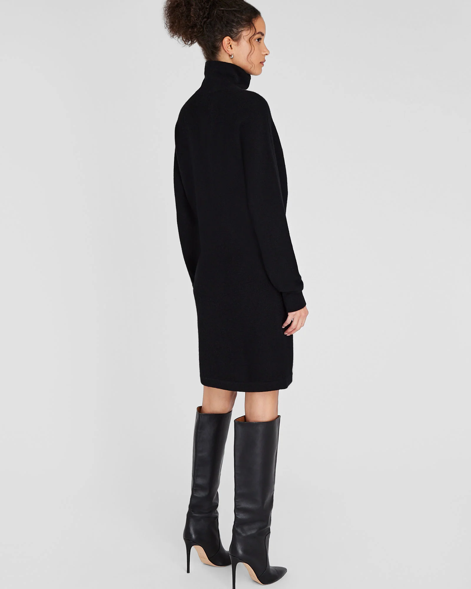 Cashmere Turtleneck Mini Dress