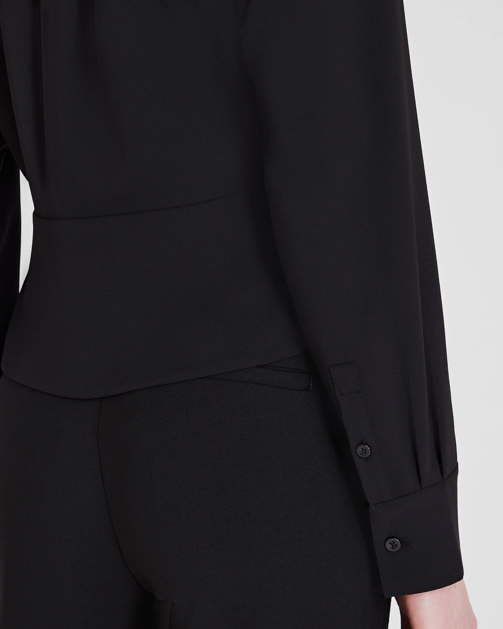 Waisted Collared Shirt