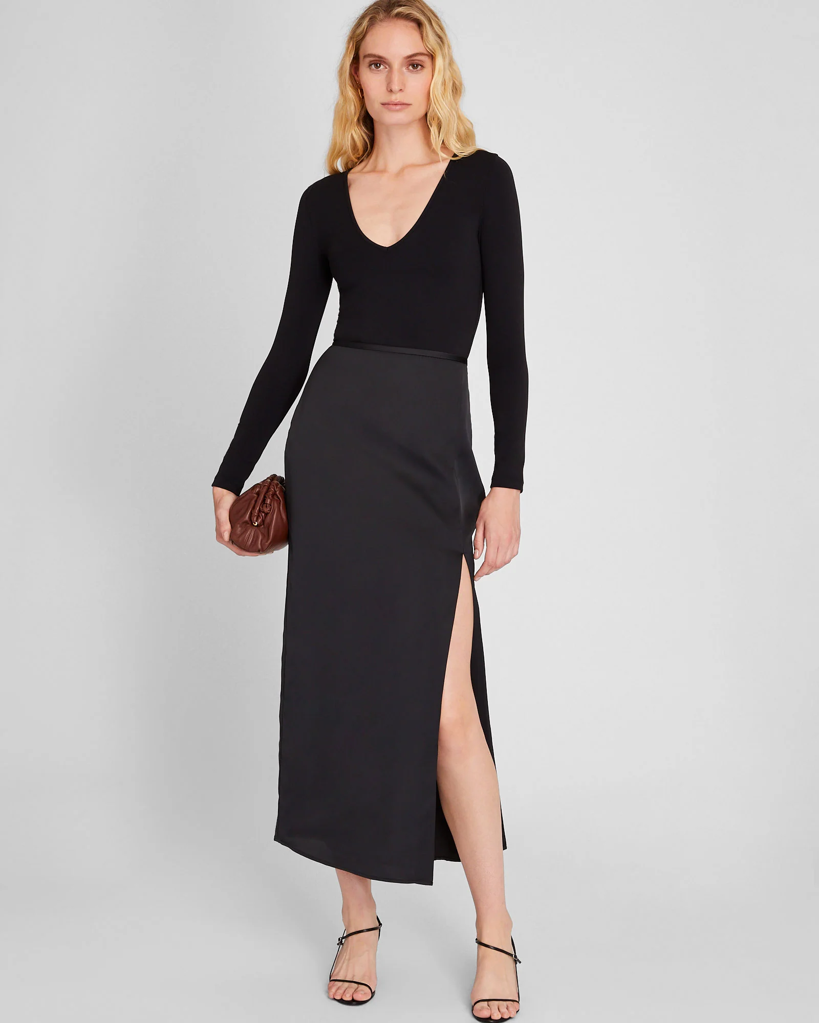 Long Sleeve V-Neck Bodysuit