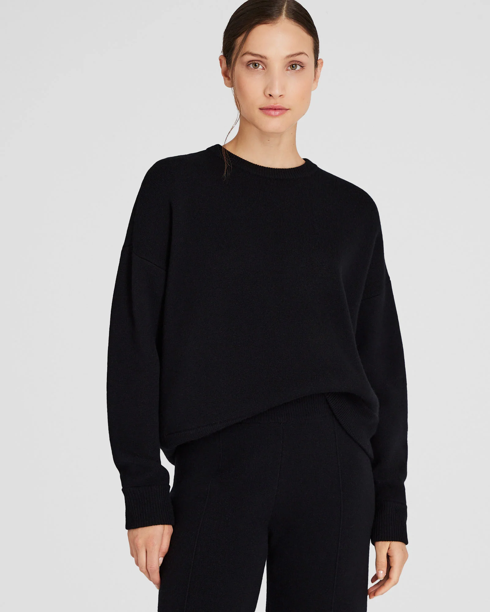 Cashmere Blend Double-Faced Sweatshirt