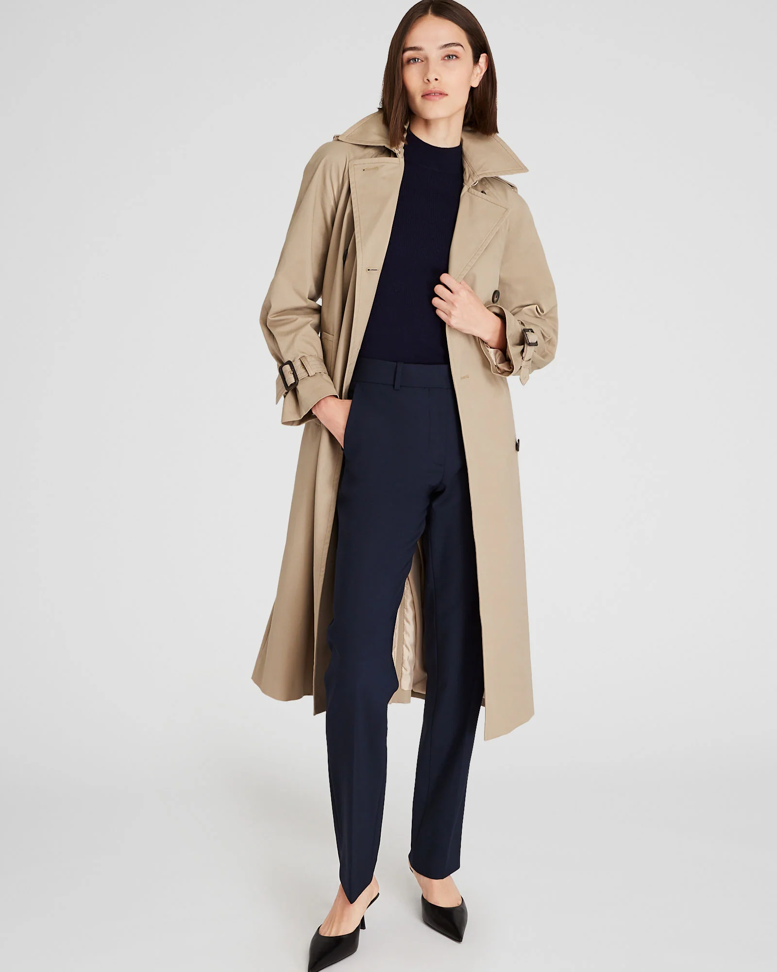 Merino Rib Mockneck Sweater