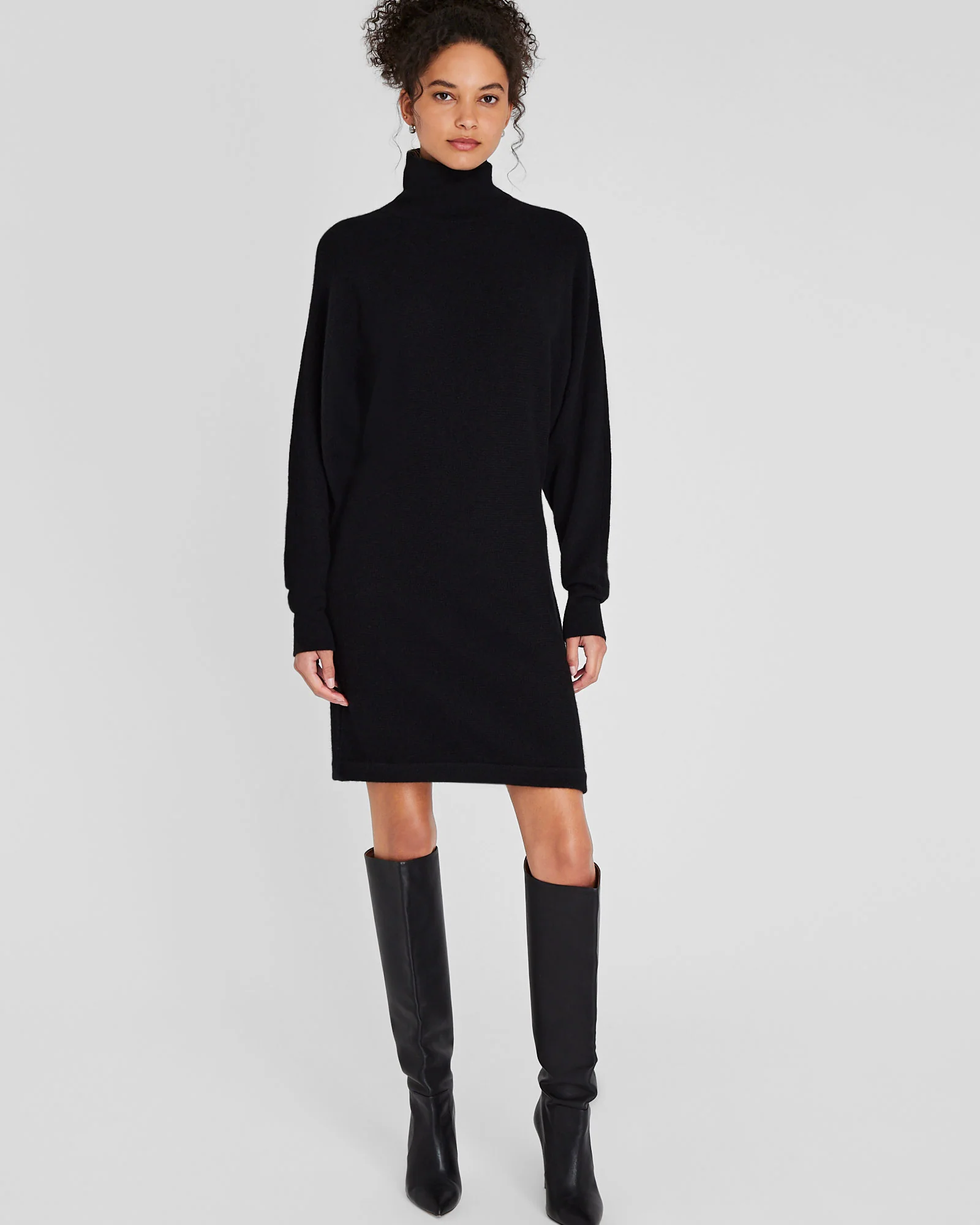 Cashmere Turtleneck Mini Dress