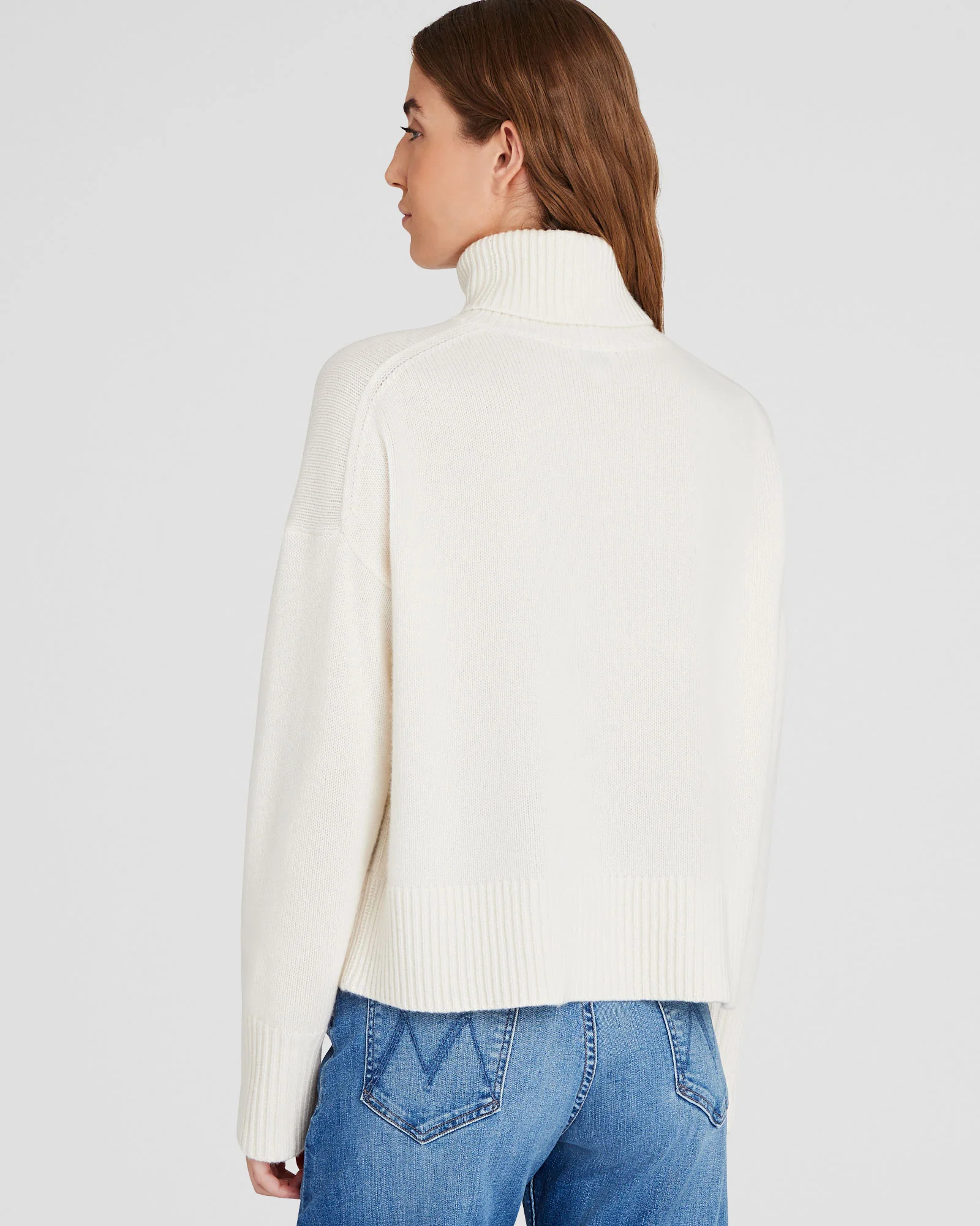 Cashmere Turtleneck Pullover Sweater