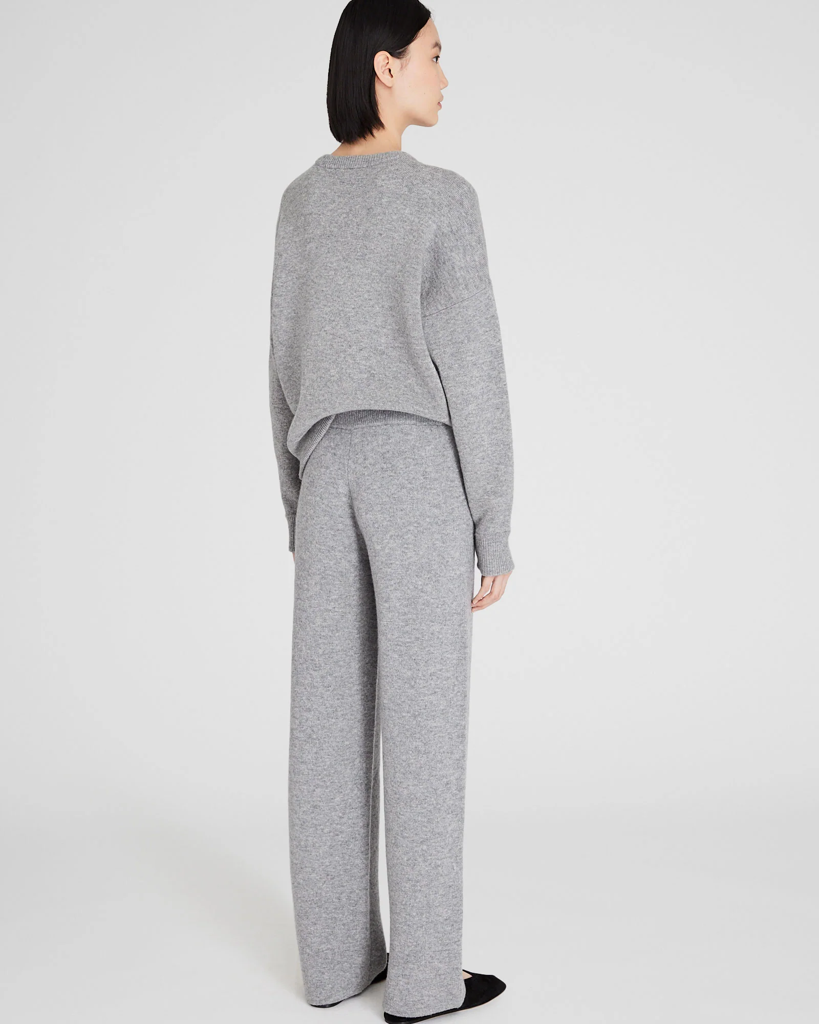 Cashmere Blend Double-Faced Pant