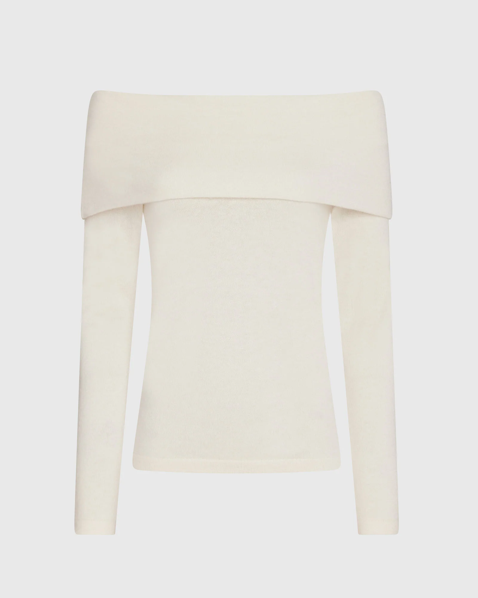 Off-The-Shoulder Cashmere Sweater