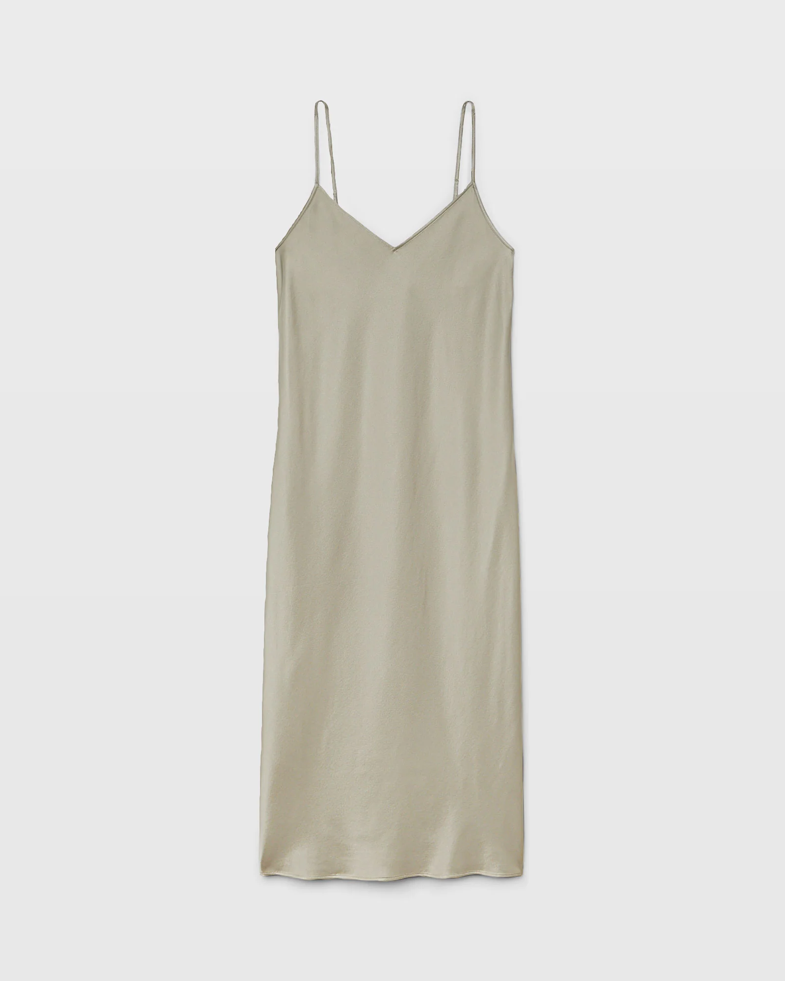 Silk Charmeuse Midi Slip Dress