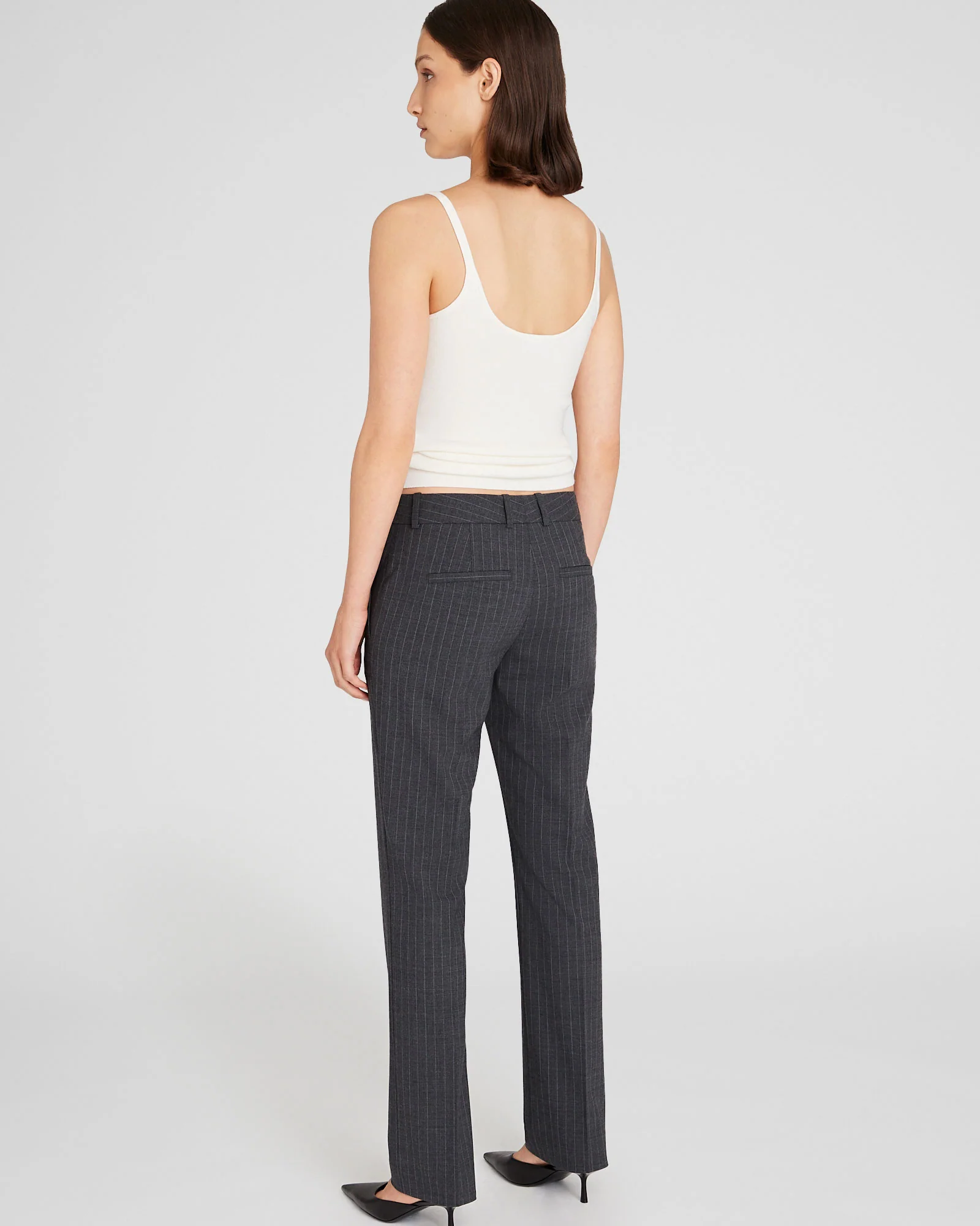 Borrem Pinstripe Full-Length Pant