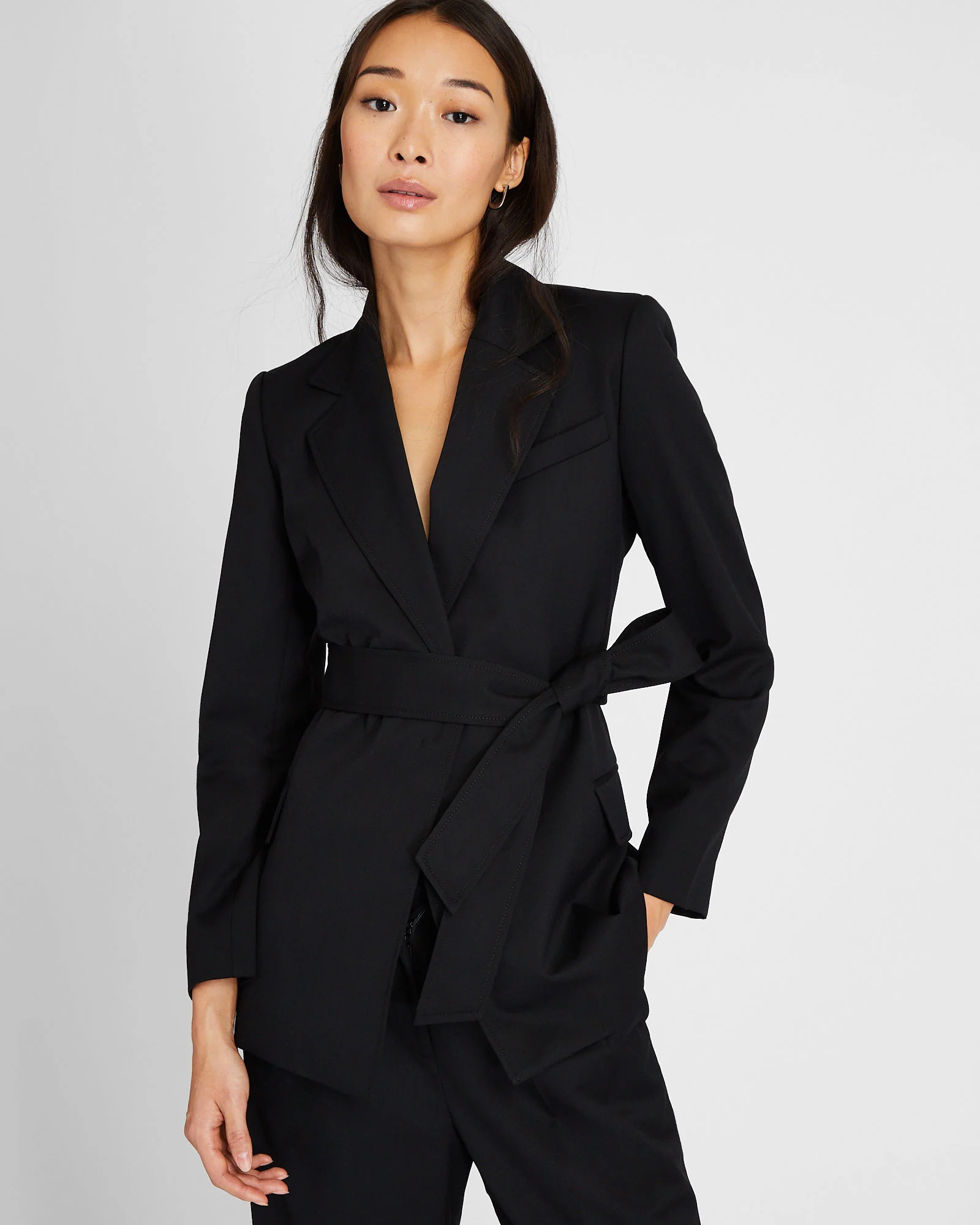 Tie Waist Blazer