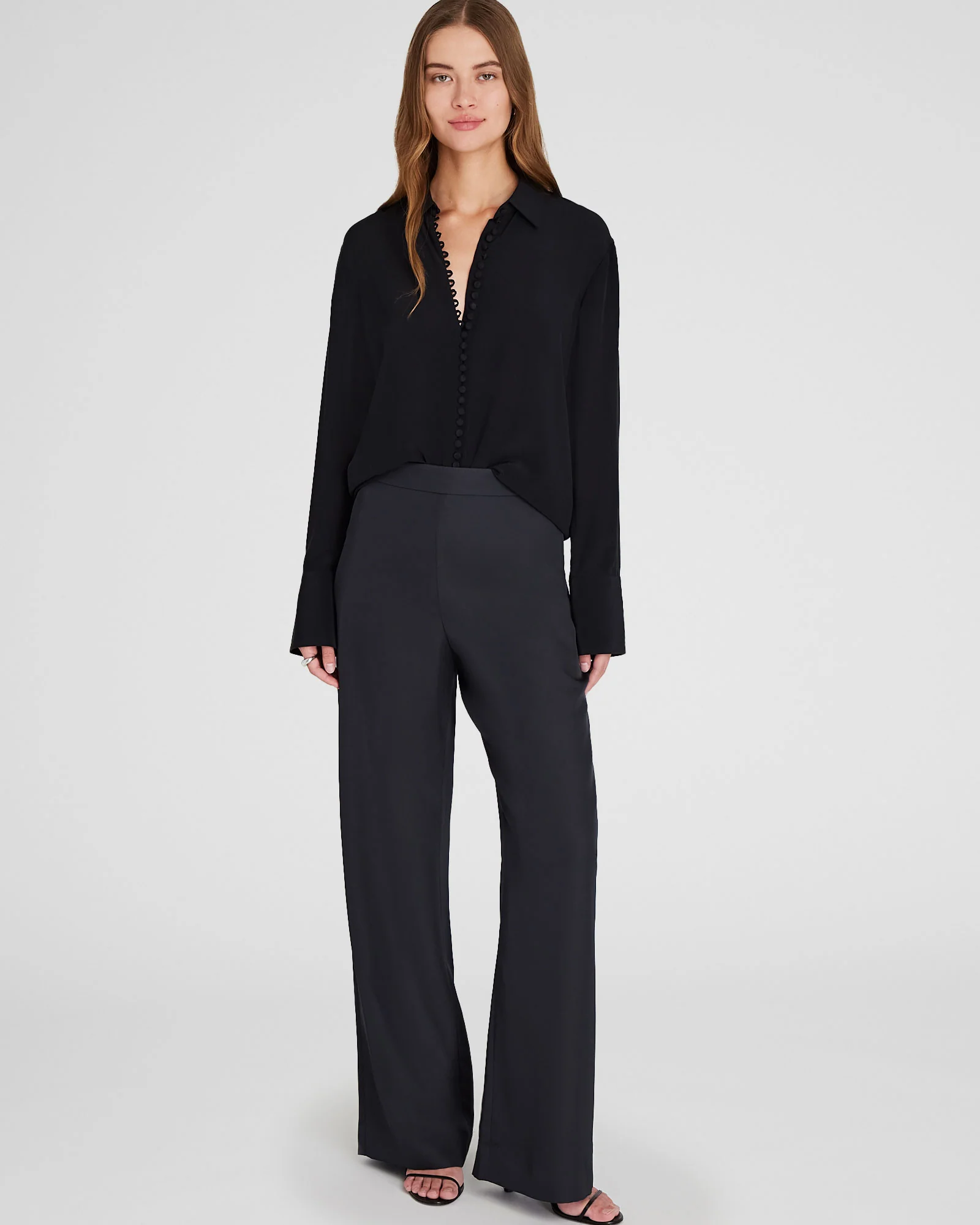 Silk-Wool Pant